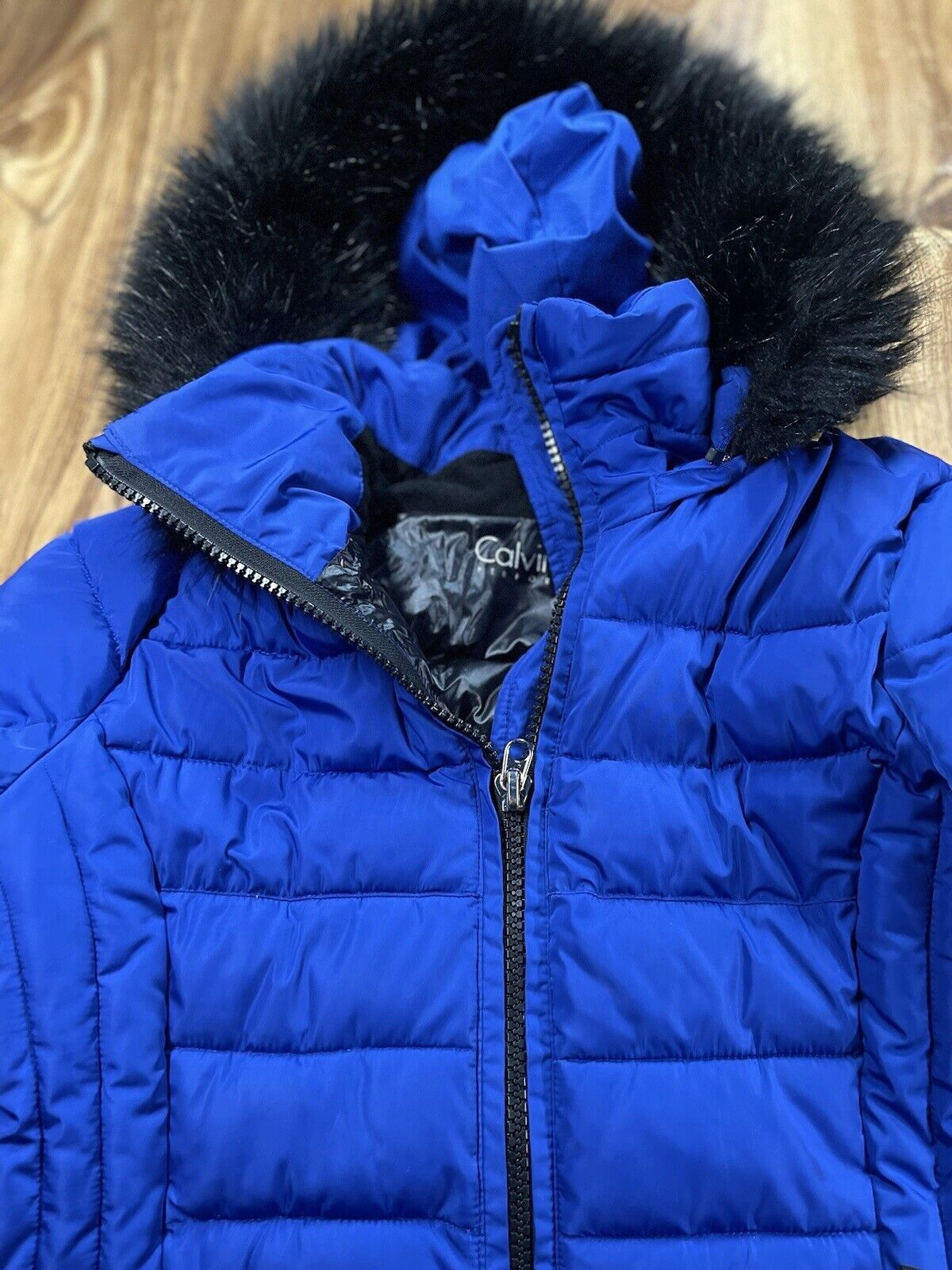 Calvin Klein CALVIN KLEIN Performance Woman’s Black Fur Hood Jacket Size XS / US 0-2 / IT 36-38 - 5 Thumbnail