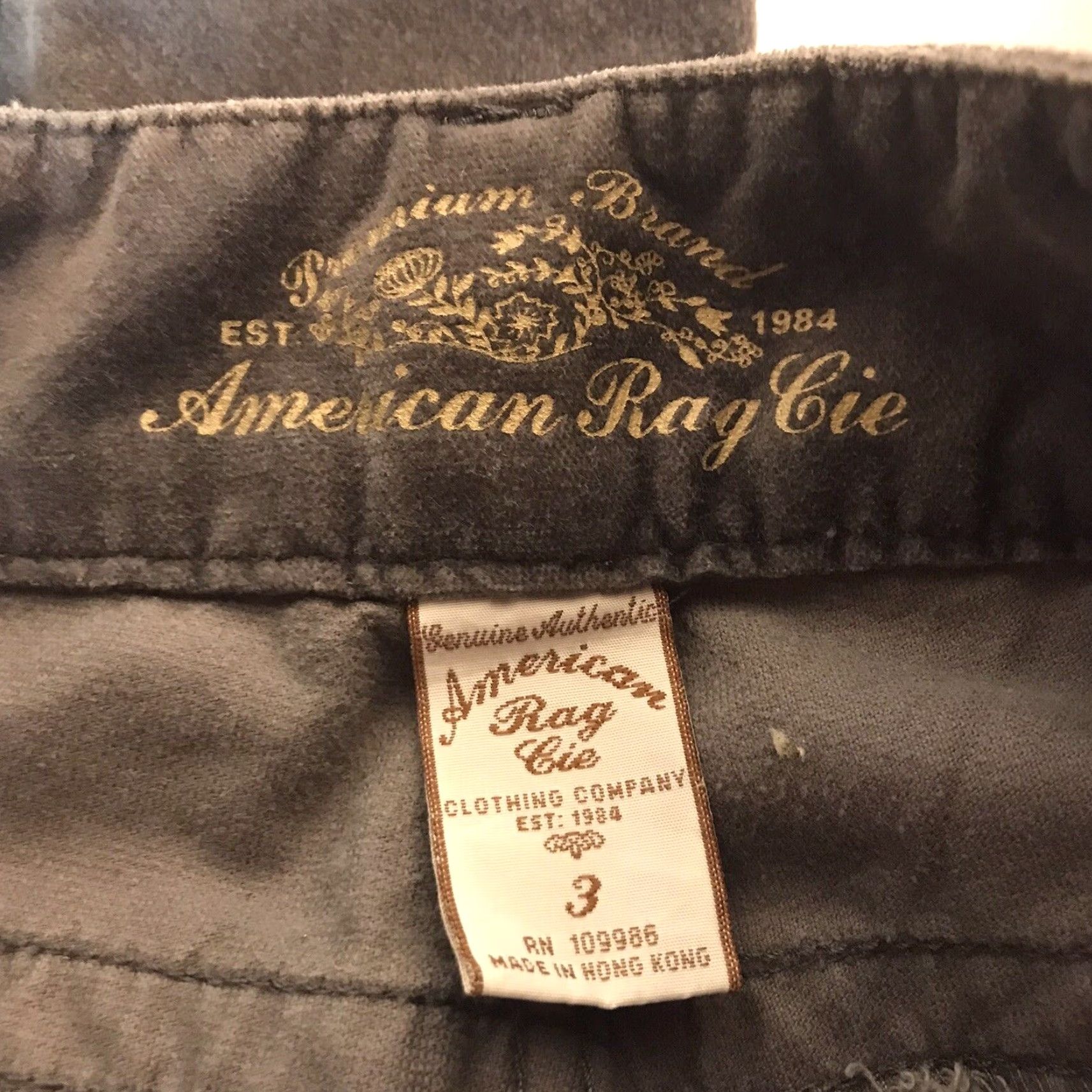 Vintage VINTAGE American Rag Cie Jeans Bootcut Pants Juniors Size 3 Brown Cotton Spandex Women Size 26" / US 2 / IT 38 - 3 Thumbnail