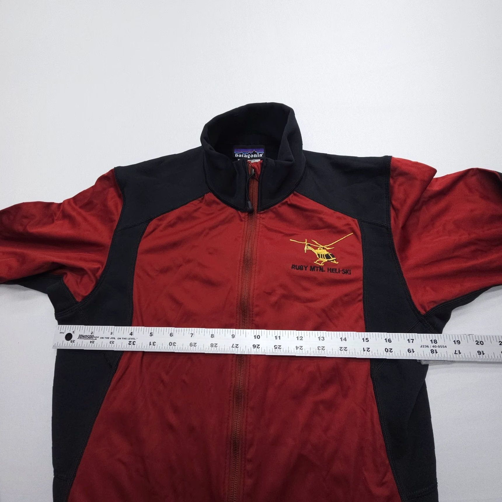VINTAGE Patagonia Track Jacket Mens S Compression Softshell Mid Layer USA Skiing
