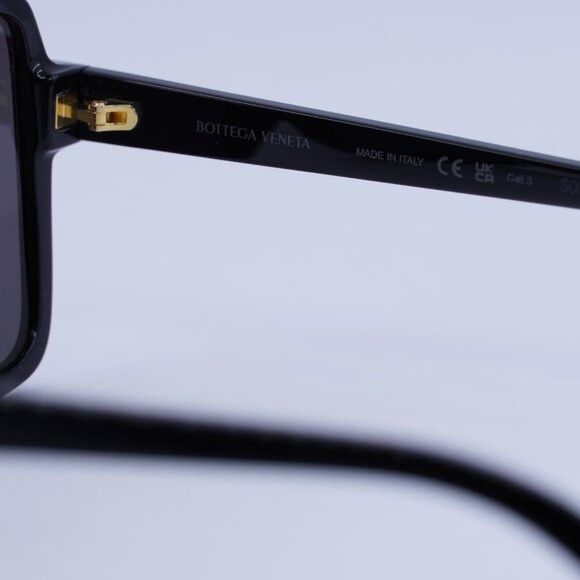 Bottega Veneta 🕶️ New Bottega Veneta BV1317SK 001 Sunglasses - Black Frame Size ONE SIZE - 7 Thumbnail