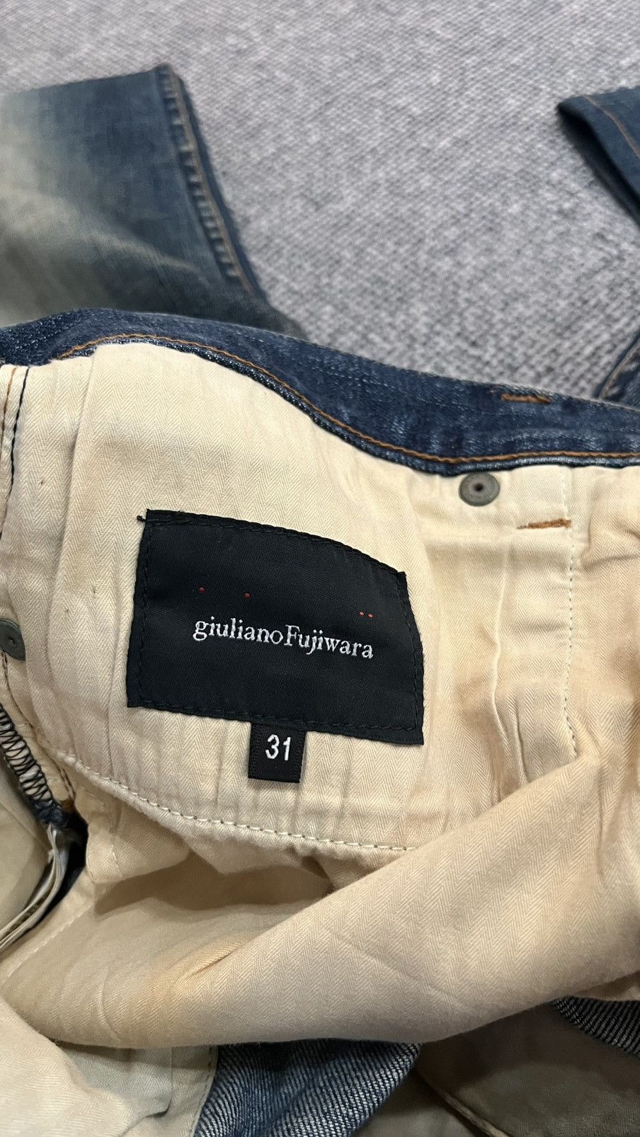Giuliano Fujiwara Giuliano Fujiwara Spalatter Paint Slim Stretch jeans 34 x 32 Size US 34 / EU 50 - 14 Thumbnail
