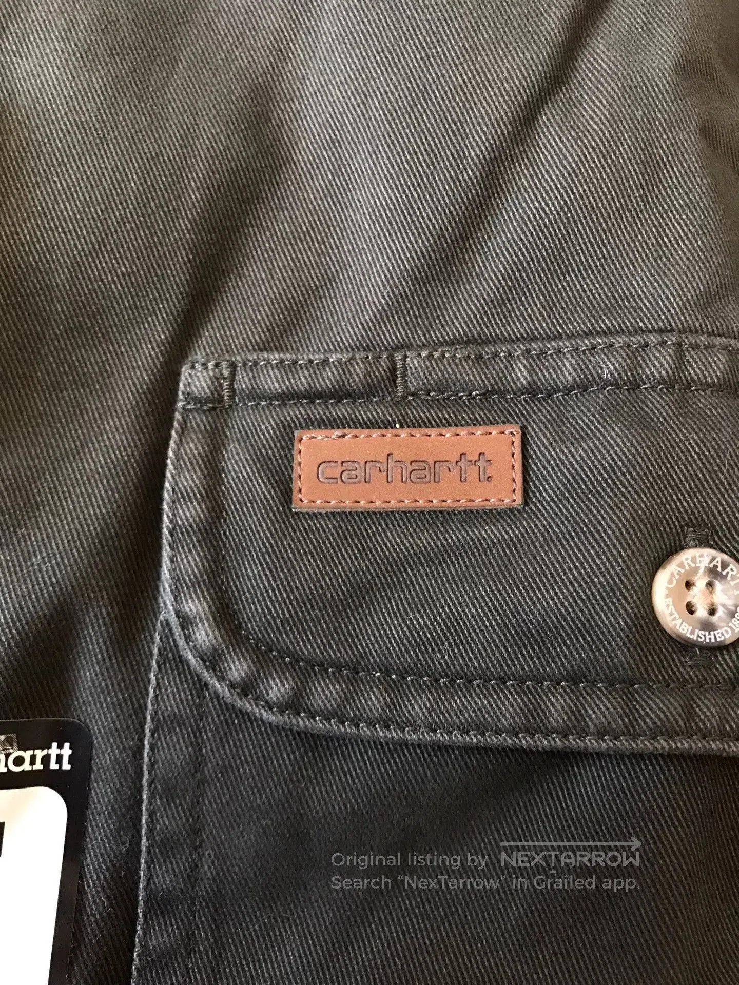 Carhartt Carhartt S09 MOS Moss Green Work Shirt. Size US M / EU 48-50 / 2 - 5 Thumbnail