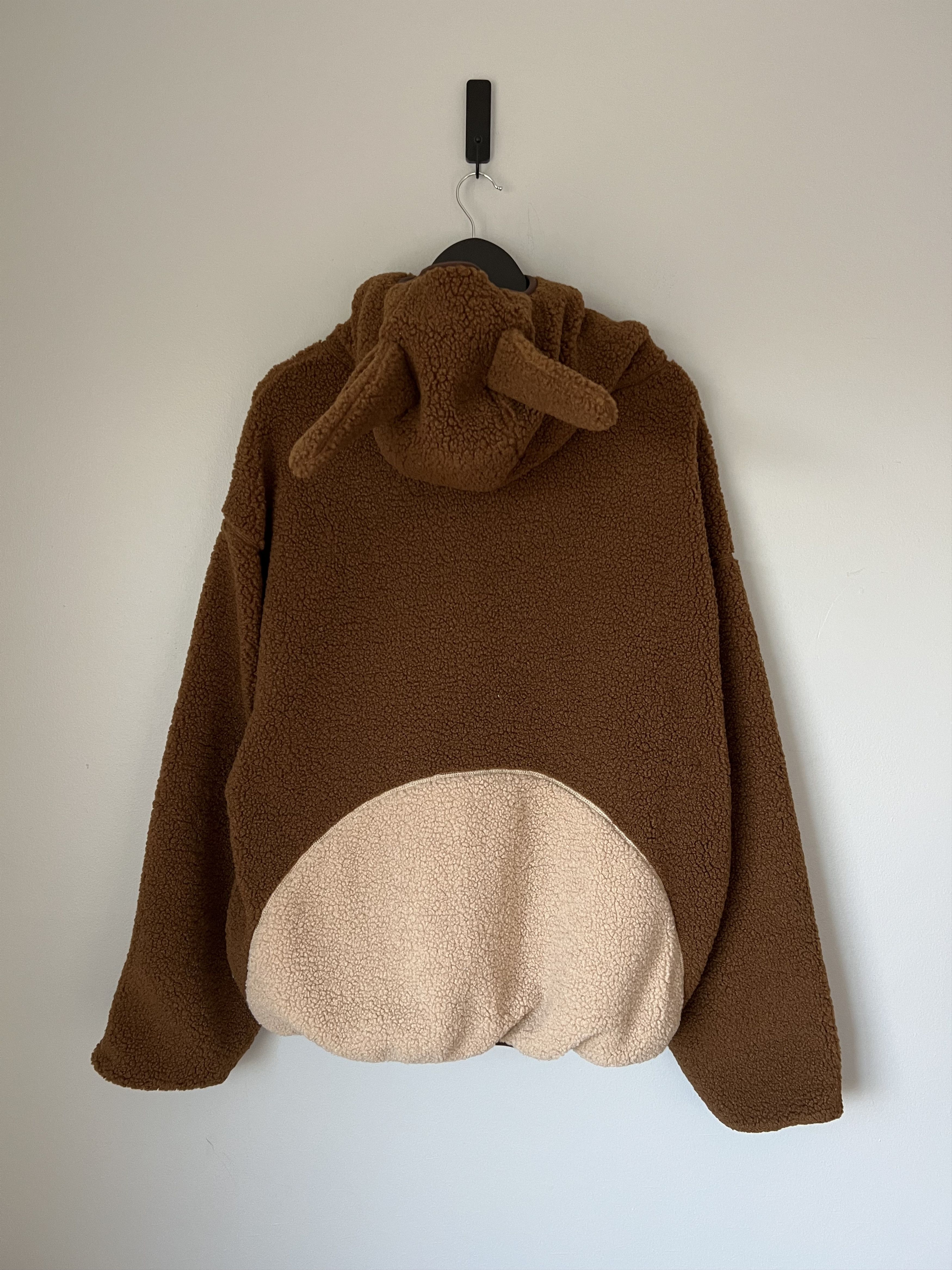 Vandy The Pink Vandy The Pink Kangaroo Fleece Jacket in Brown Size US XL / EU 56 / 4 - 5 Thumbnail