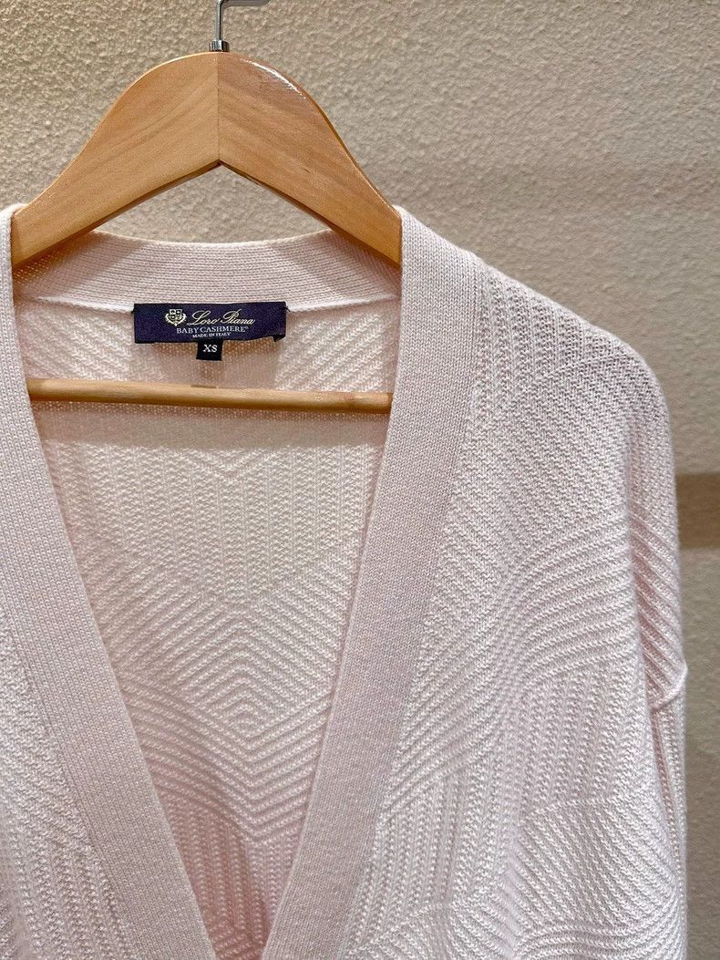 Loro Piana Loro Piana Pink Cashmere Cardigan Size US XS / EU 42 / 0 - 4 Thumbnail