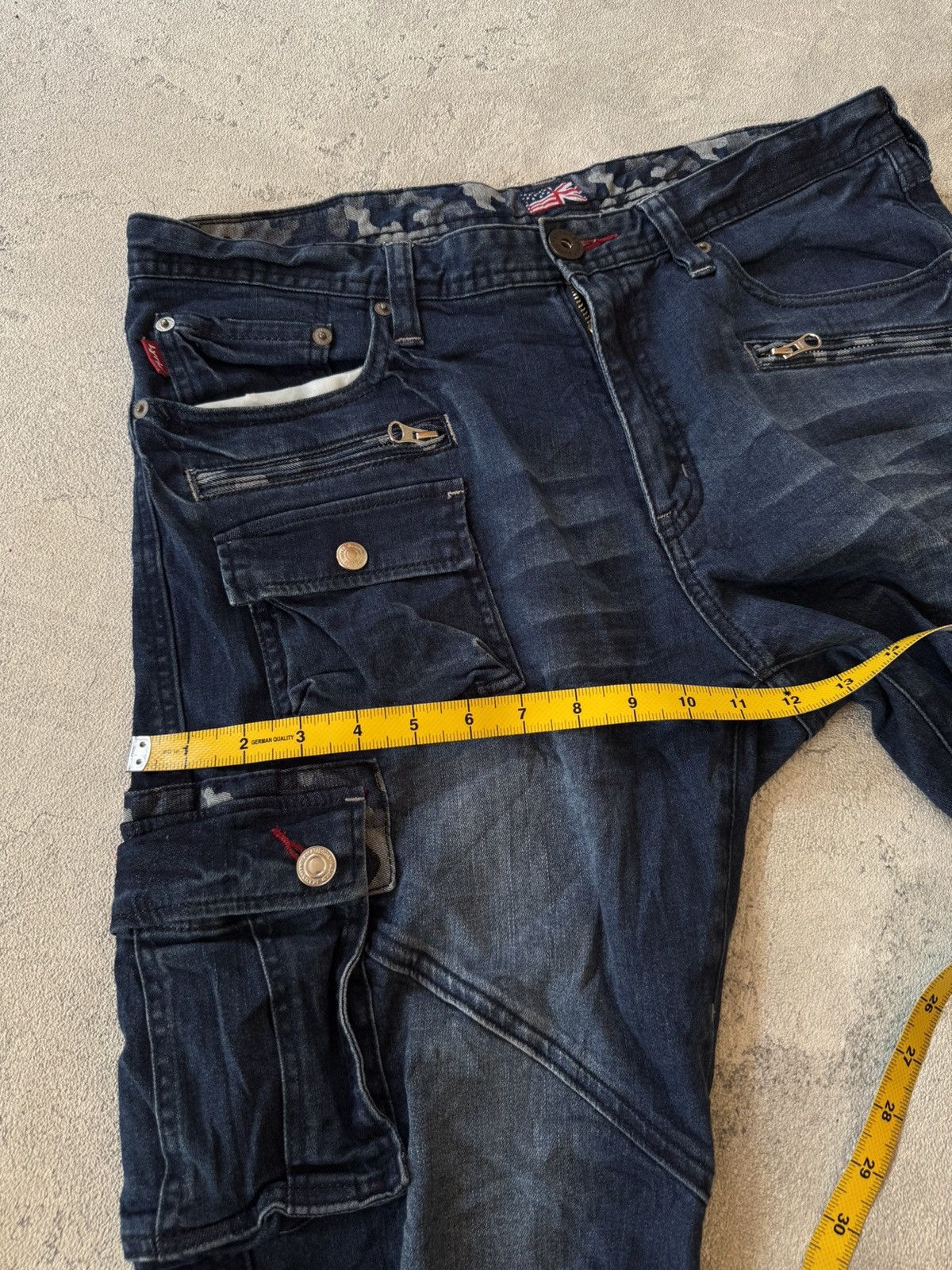 Hysteric Glamour Y2k Lyric Cargo Short Jeans Size US 33 - 12 Thumbnail