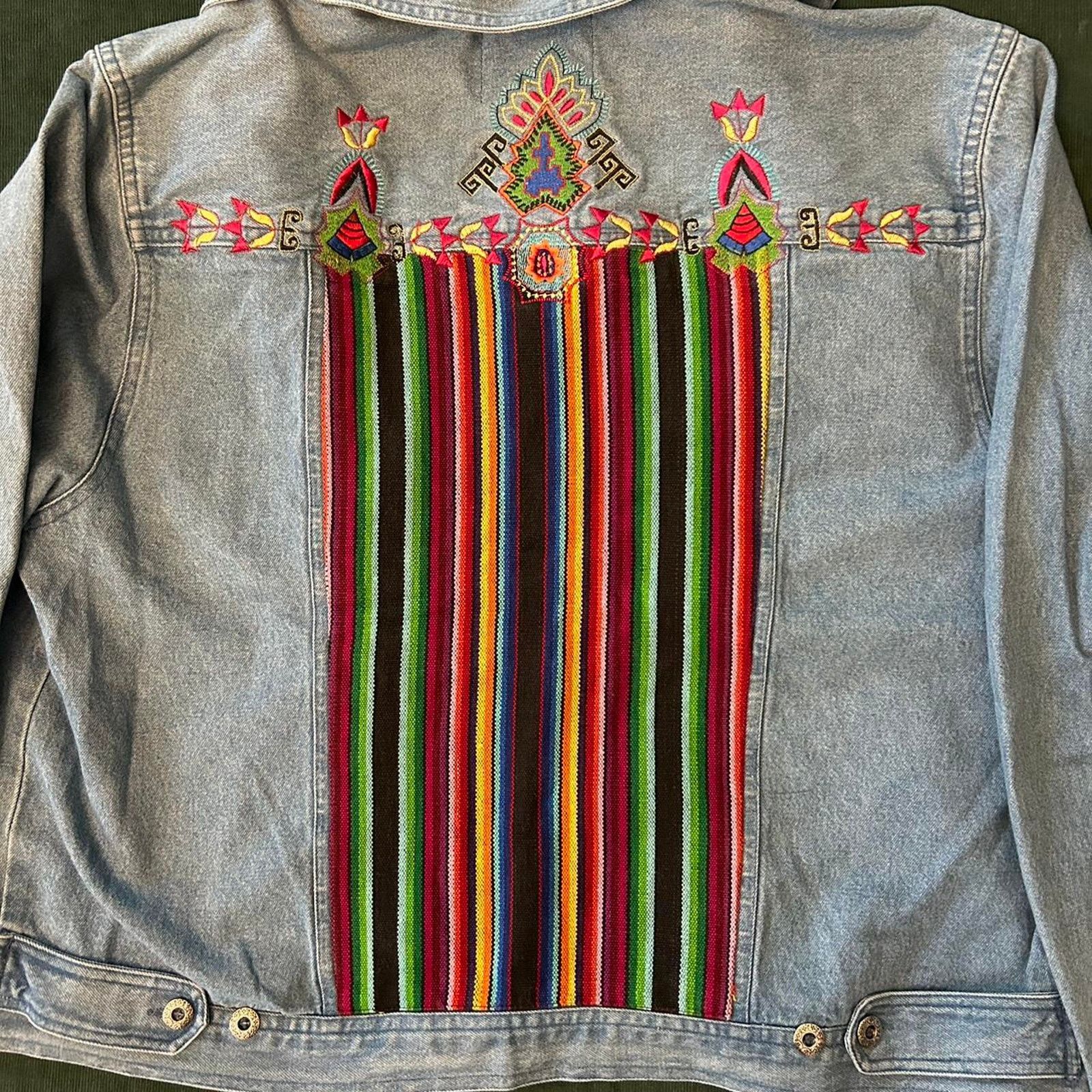 Other Vintage tantrums embroidered denim jacket Size L / US 10 / IT 46 - 5 Thumbnail
