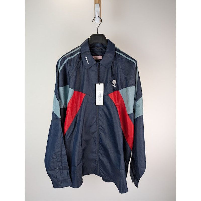 Martine Rose o1rshd1 Shirt Track Jacket in Navy Blue Size US L / EU 52-54 / 3 - 8 Thumbnail