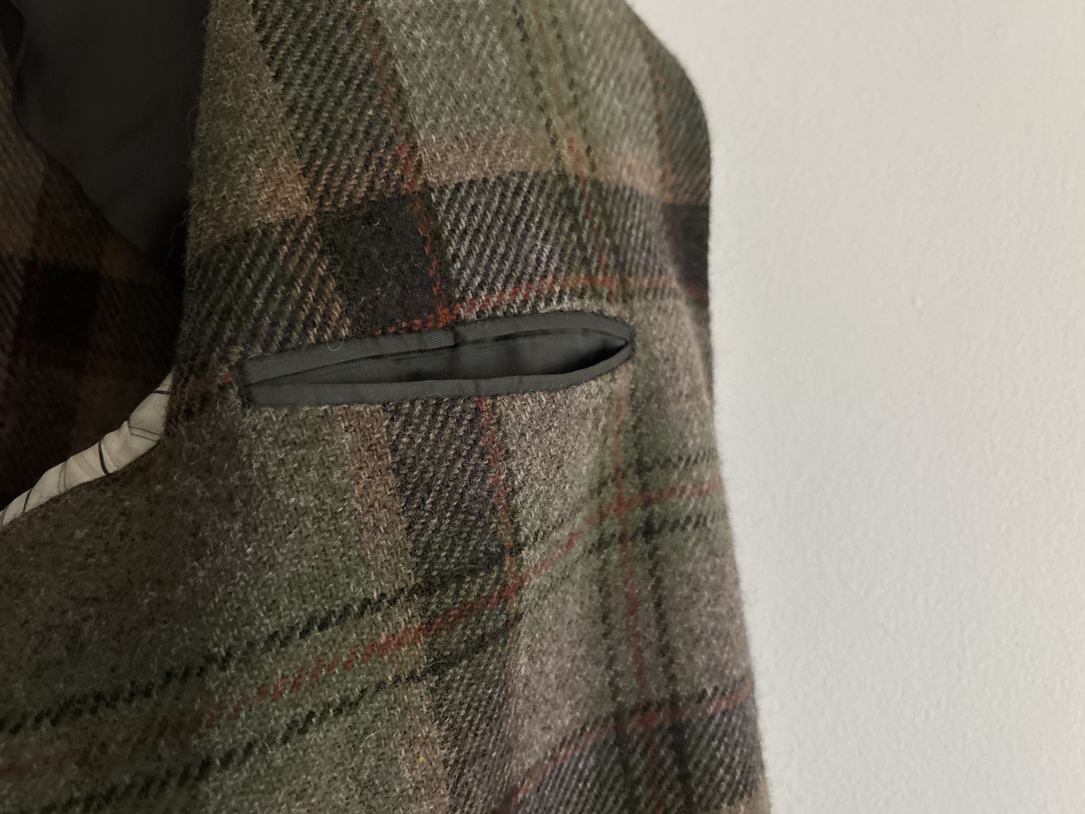 Polo Ralph Lauren $998 Blanket Plaid Wool Alpaca Tweed Sport Coat Mi Italy Size 44L - 12 Thumbnail