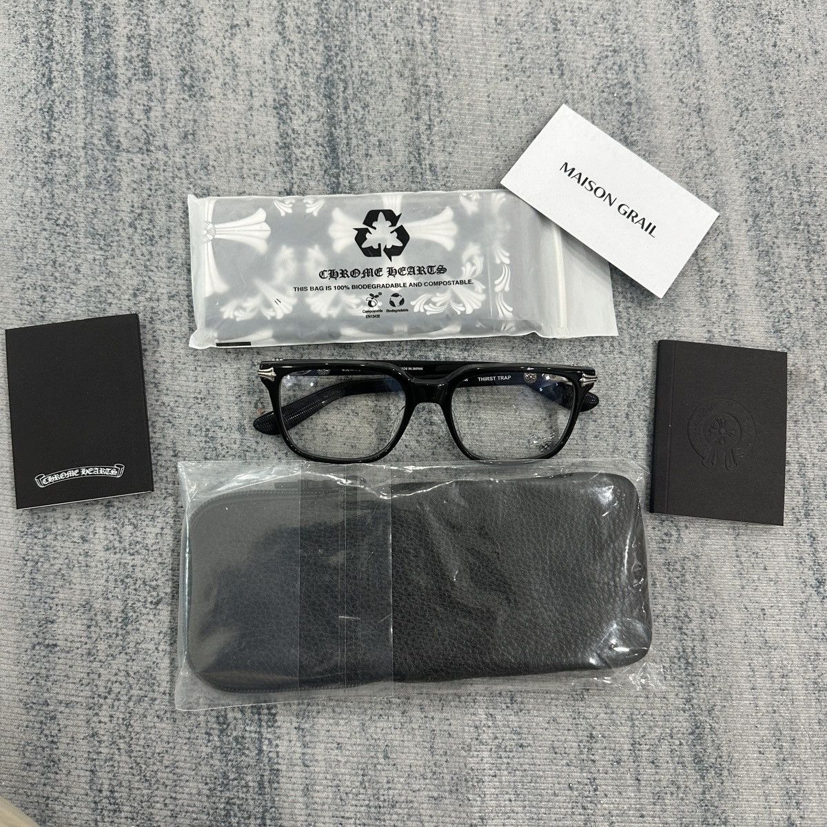 Chrome Hearts CHROME HEARTS THIRST TRAP BLACK EYEGLASSES Size ONE SIZE - 11 Thumbnail