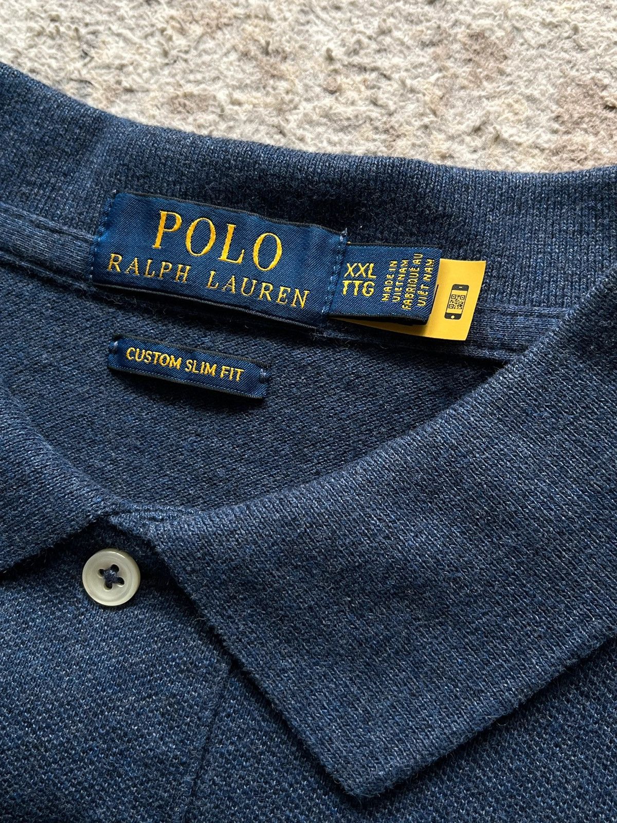 Ralph Lauren Polo Ralph Lauren Small Pony XXL Navy Polo Shirt Size US XXL / EU 58 / 5 - 12 Thumbnail