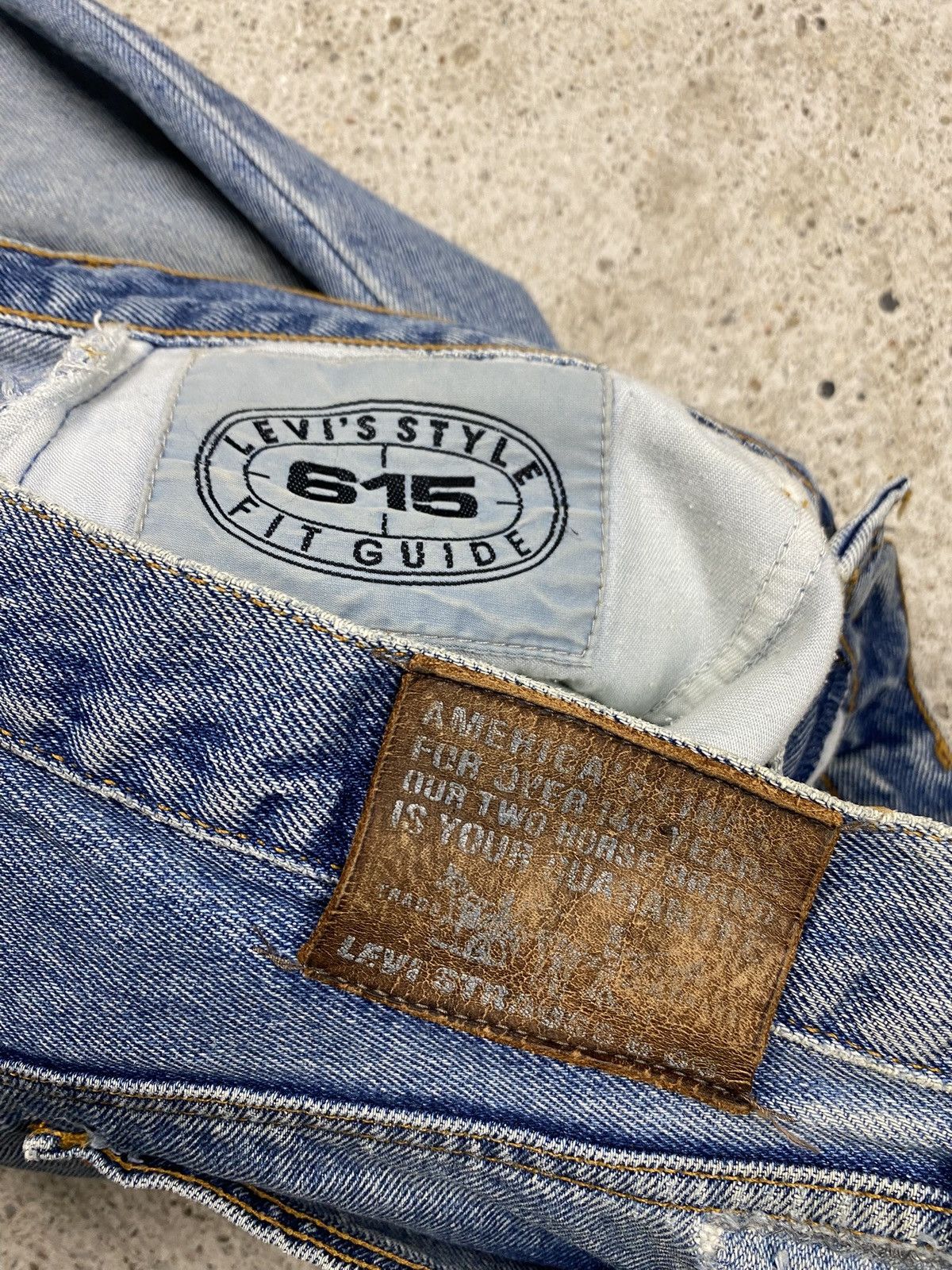 Levi's Levis vintage denim jeans light blue washed distressed Size US 34 / EU 50 - 9 Thumbnail