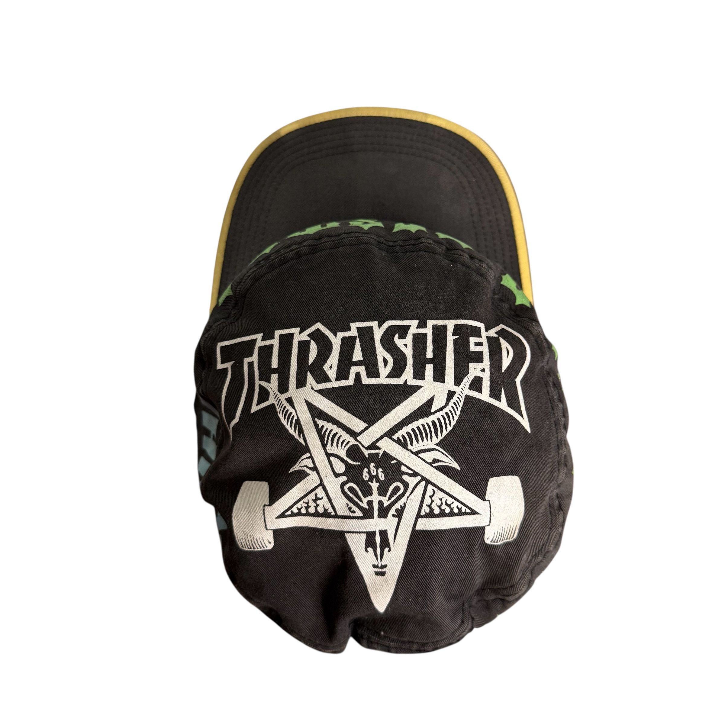 Thrasher 🔥RARE🔥Vintage Thrasher Skategoat All Print Patrol Cap Size ONE SIZE - 1 Thumbnail