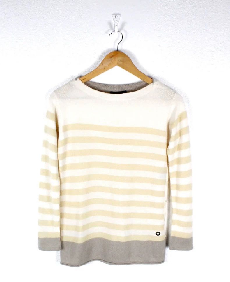 Loro Piana Loro Piana Women's Cashmere Striped Sweater Size US XS / EU 42 / 0 - 1 Thumbnail