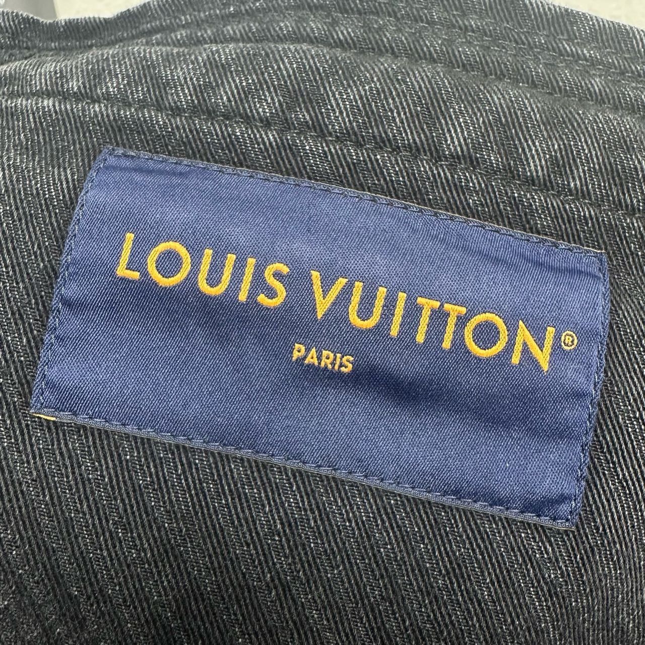 Louis Vuitton Louis Vuitton 25SS Capsules Lapel Jacquard Logo Washed Deni Size US L / EU 52-54 / 3 - 3 Thumbnail