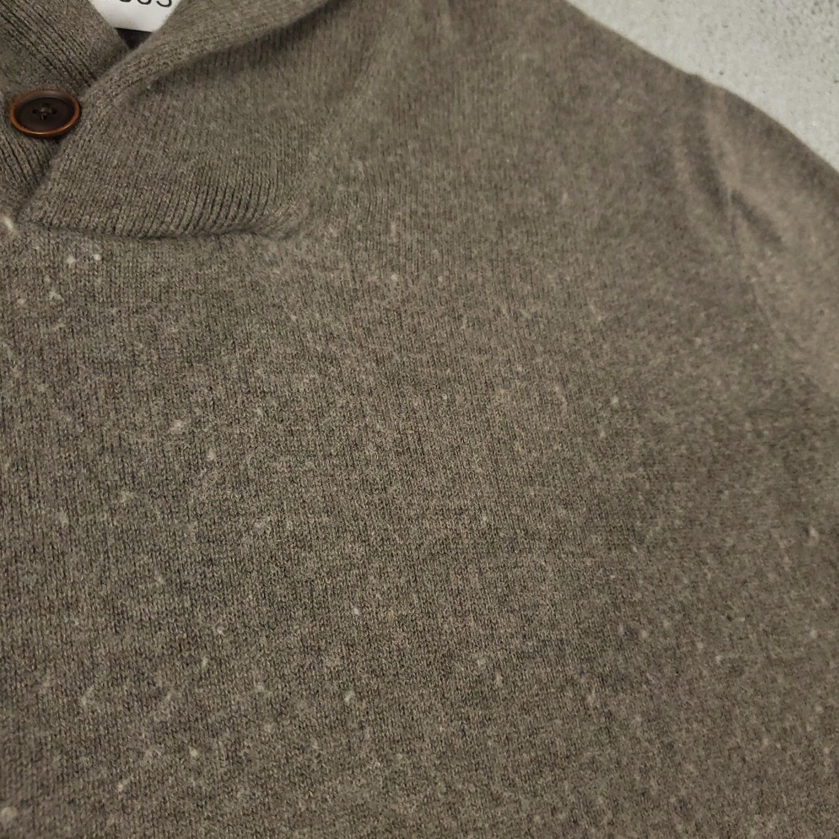 UNTUCKit UNTUCKit Wool Sweater Pullover Mens XL Brown Shawl Collar Long Sleeve Classic Size US XL / EU 56 / 4 - 5 Thumbnail