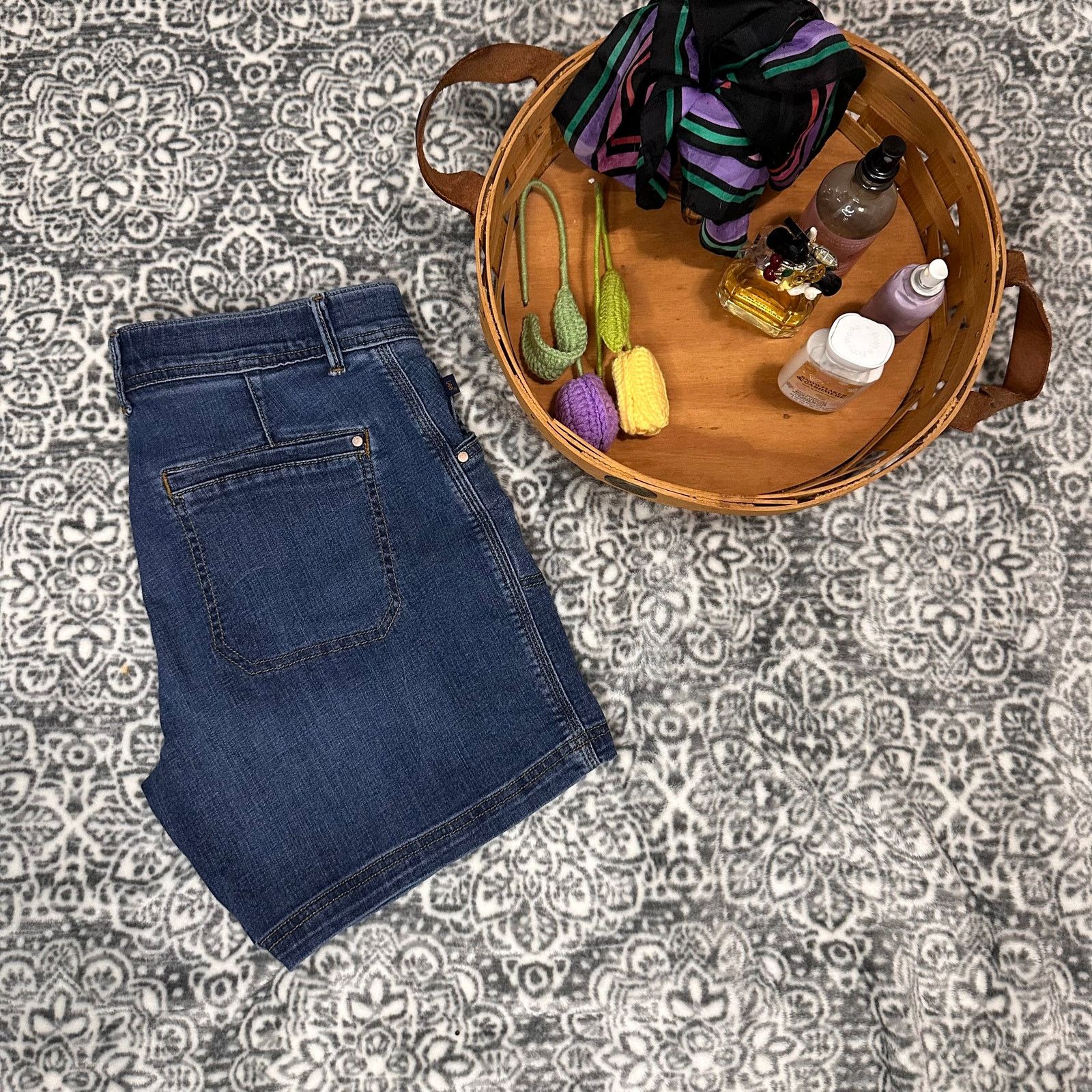 Lee Lee Total Freedom y2k Midi Denim Shorts Size 4 Medium Size 27" / US 4 / IT 40 - 1 Thumbnail
