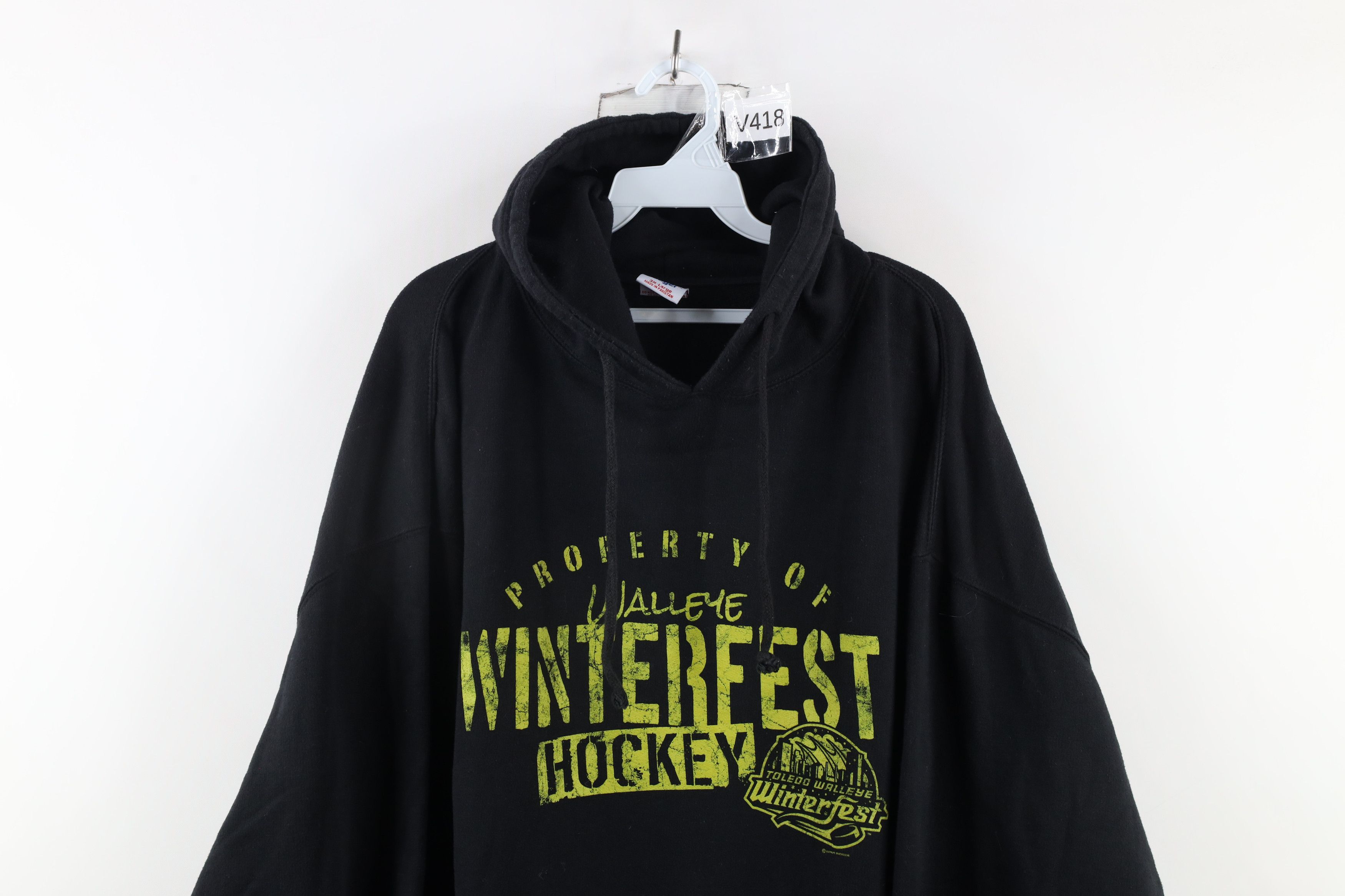 Vintage Vintage Out Toledo Walleye Hockey Hoodie Sweatshirt Black Size US XXL / EU 58 / 5 - 2 Thumbnail