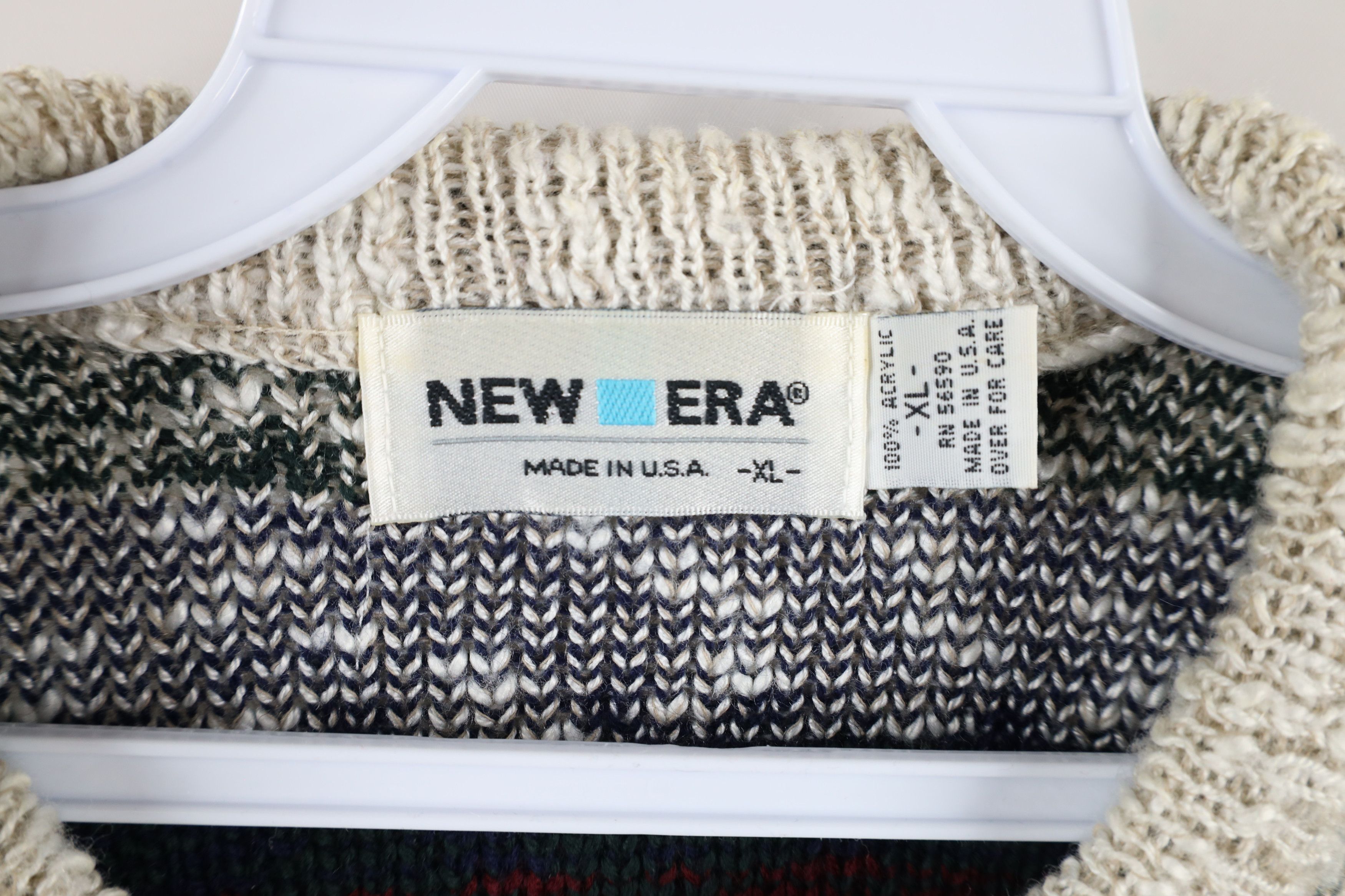 Vintage Vintage 90s Streetwear Fair Isle Knit Crewneck Sweater USA Size US XL / EU 56 / 4 - 8 Thumbnail