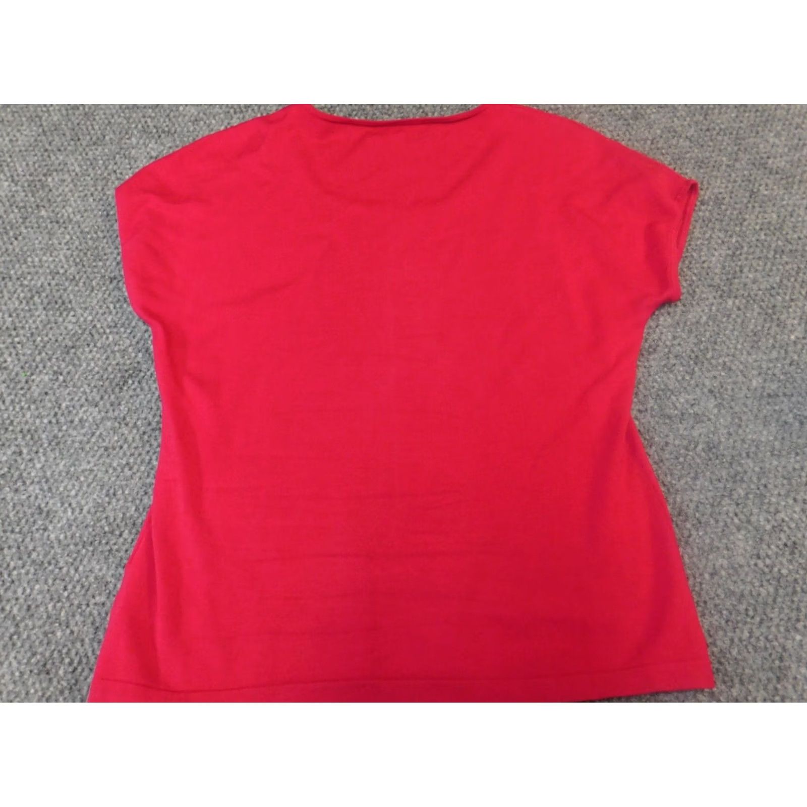 Jones New York Jones New York Blouse Shirt Womens Medium Pink Crew Neck Short Sleeve Pullover Classic Stretch Casual 90s? Size M / US 6-8 / IT 42-44 - 7 Thumbnail
