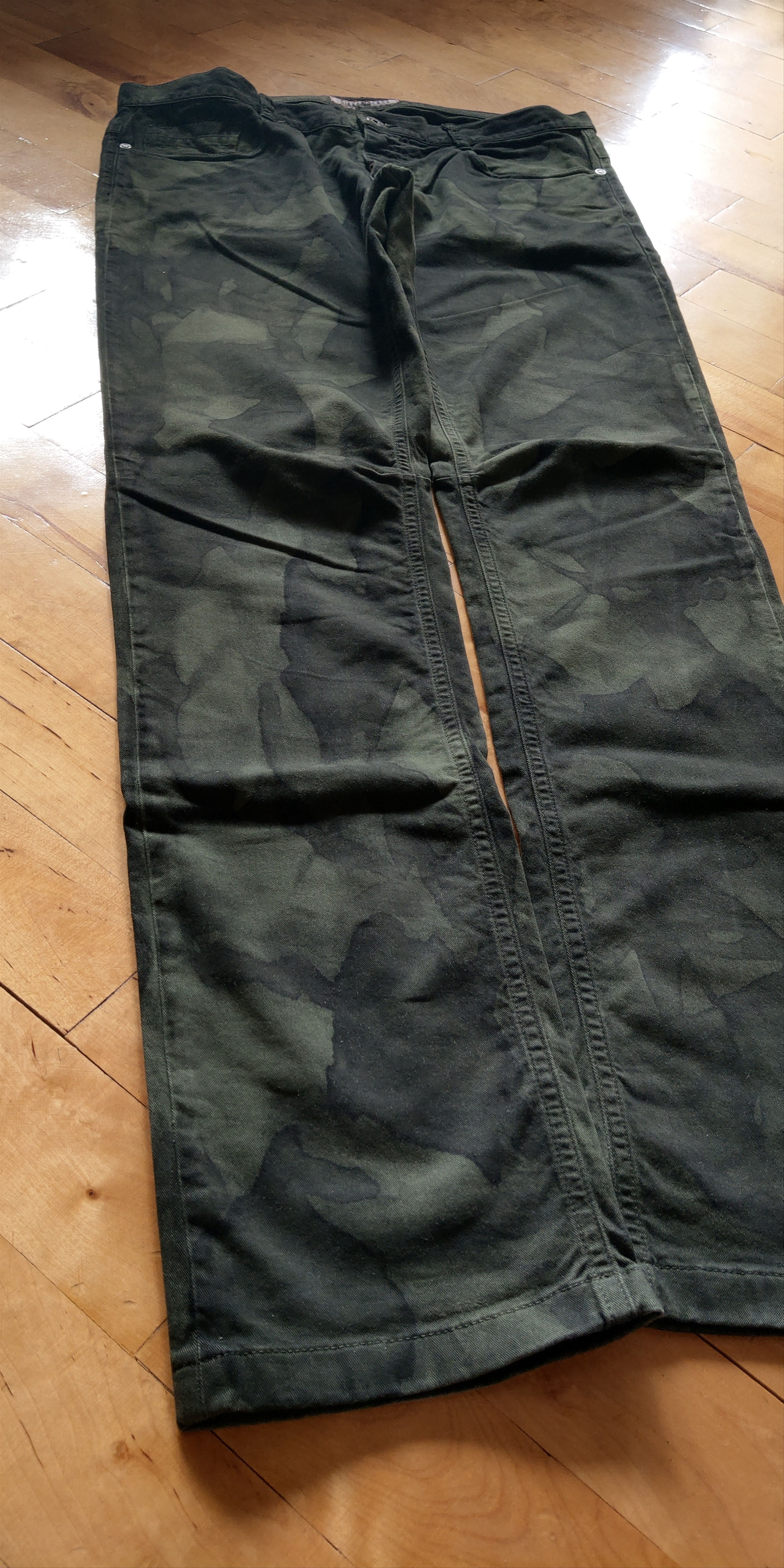 Dirk Bikkembergs Brush Painted Camo Pants BIKKEMBERGS Rare Trousers Fitted Size US 33 - 5 Thumbnail
