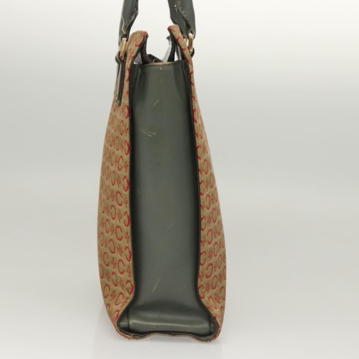 Celine CELINE C Macadam Canvas Hand Bag Beige Gold Size ONE SIZE - 5 Thumbnail
