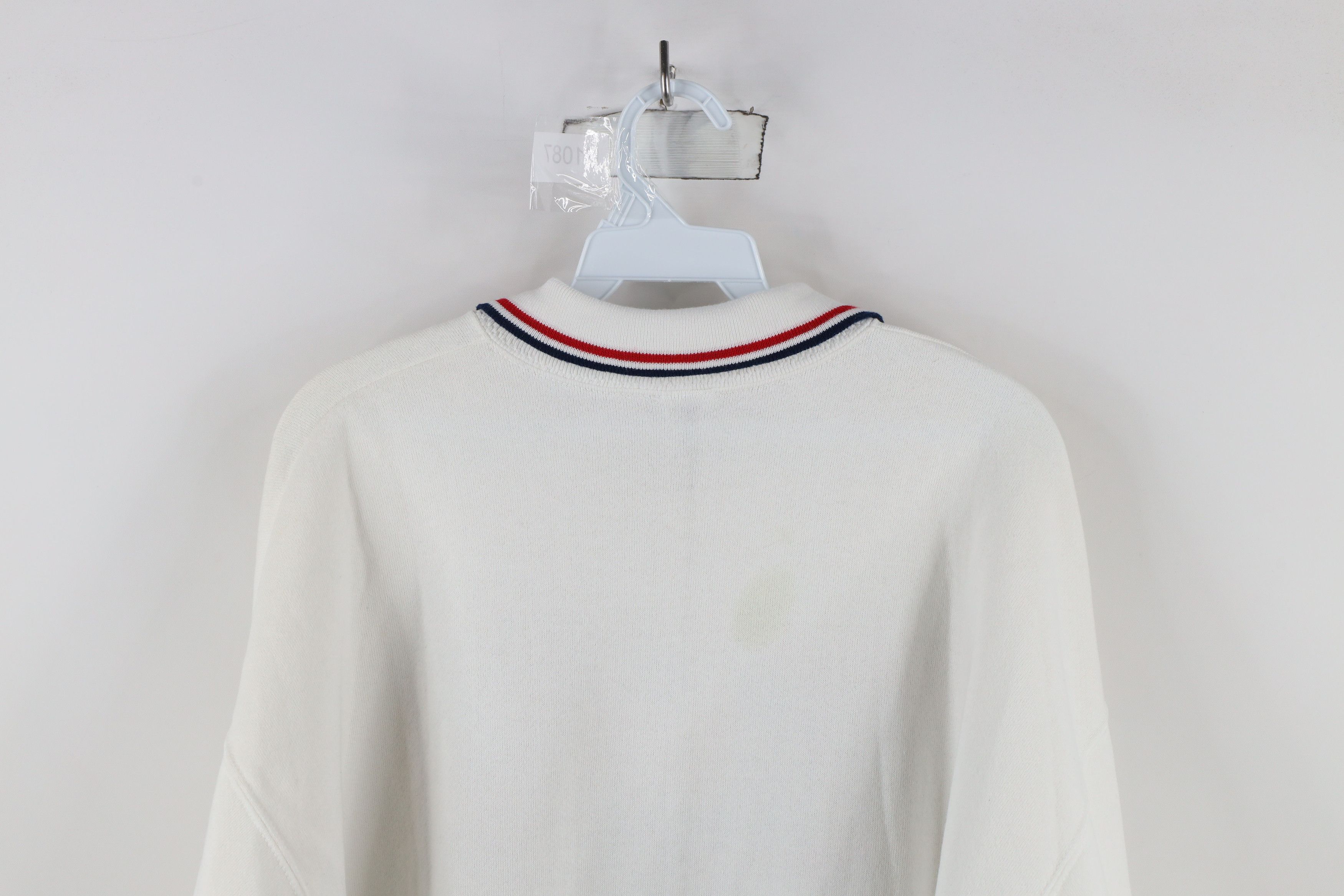 Vintage Vintage 90s Streetwear Sailboat Collared Sweatshirt USA Size XL / US 12-14 / IT 48-50 - 11 Thumbnail