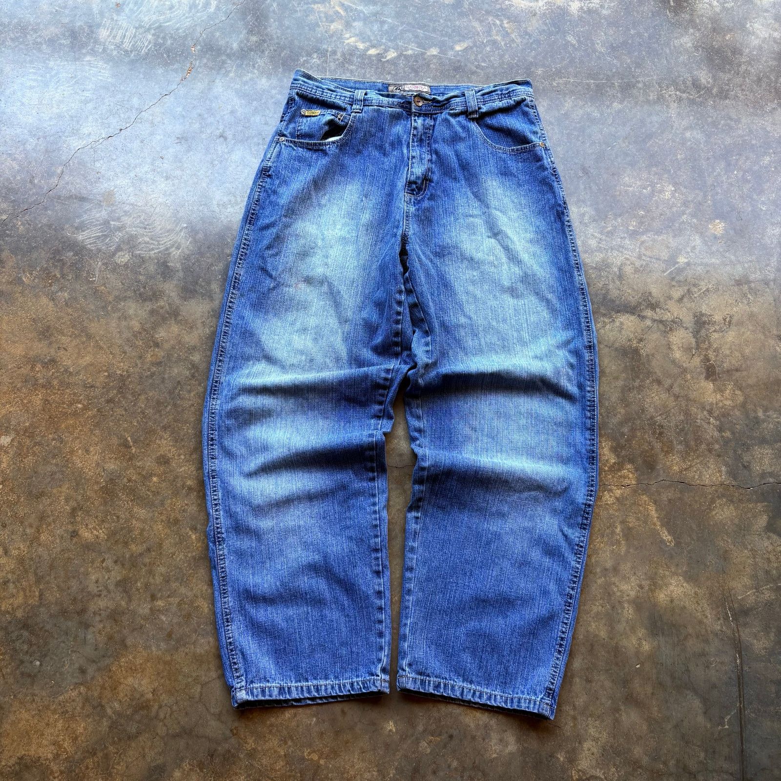Southpole Southpole Style Baggy COBRA Faded Blue Jeans Size US 36 / EU 52 - 3 Thumbnail