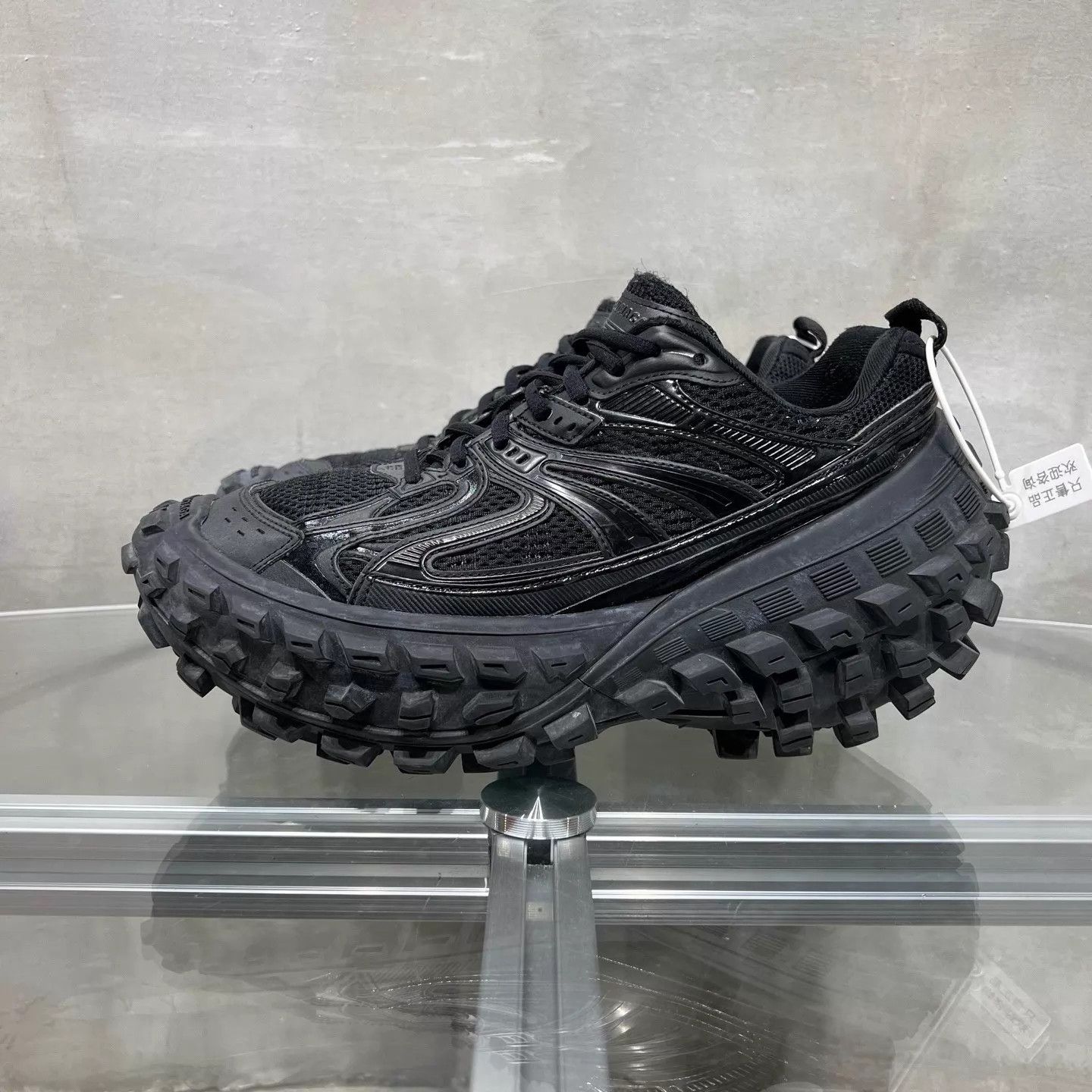 Balenciaga BLCG Tire Sneaker Black 41 Size US 8 / EU 41 - 3 Thumbnail