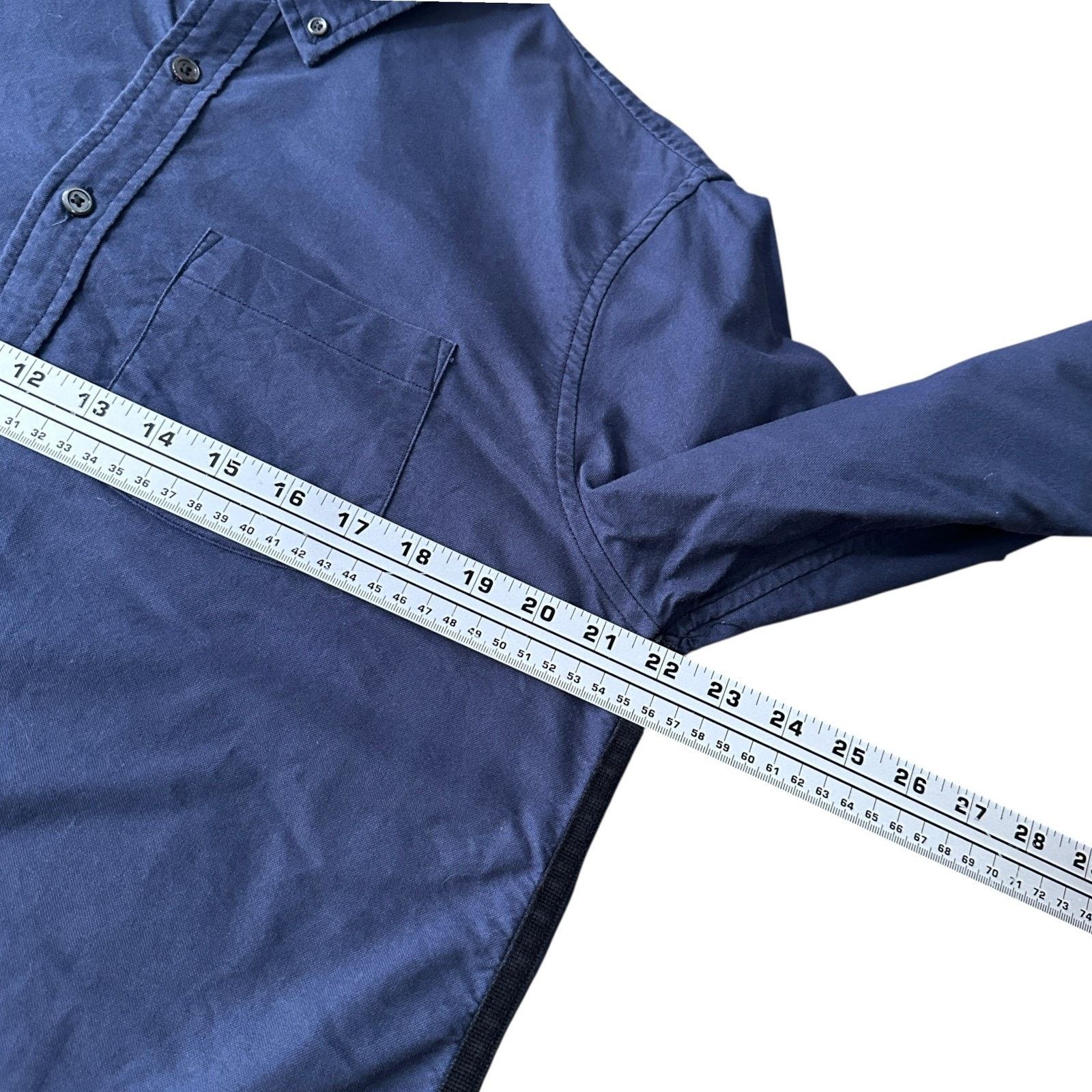 Outerknown Outerknown Shirt Mens Medium Blue Organic Cotton Long Sleeve Size US M / EU 48-50 / 2 - 7 Thumbnail