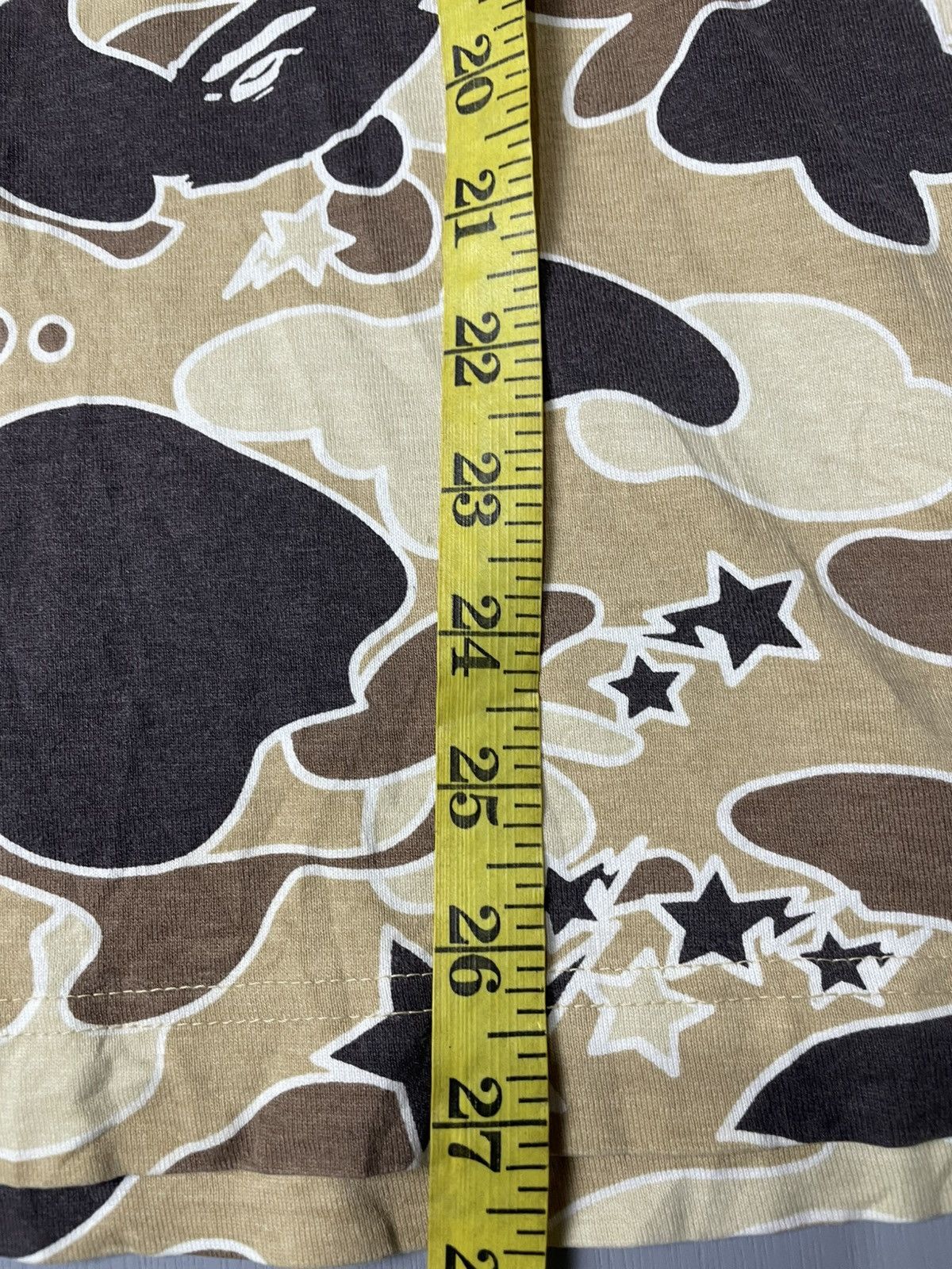 Bape A Bathing Ape (Bape) Psyche Camo distressed tshirt Size US M / EU 48-50 / 2 - 15 Thumbnail