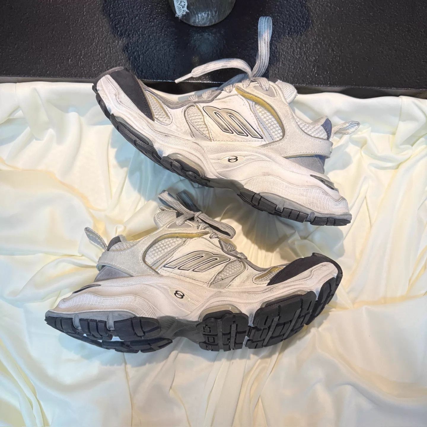 Balenciaga Balenciaga Cargo Distressed Black Gray Thick 35 99N Size US 4.5 / IT 34.5 - 4 Thumbnail