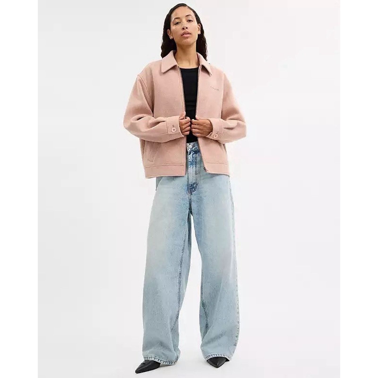 Coach NWT Coach Women's Zip Front Wool Jacket Blush CCA23 Xs Size XS / US 0-2 / IT 36-38 - 6 Thumbnail