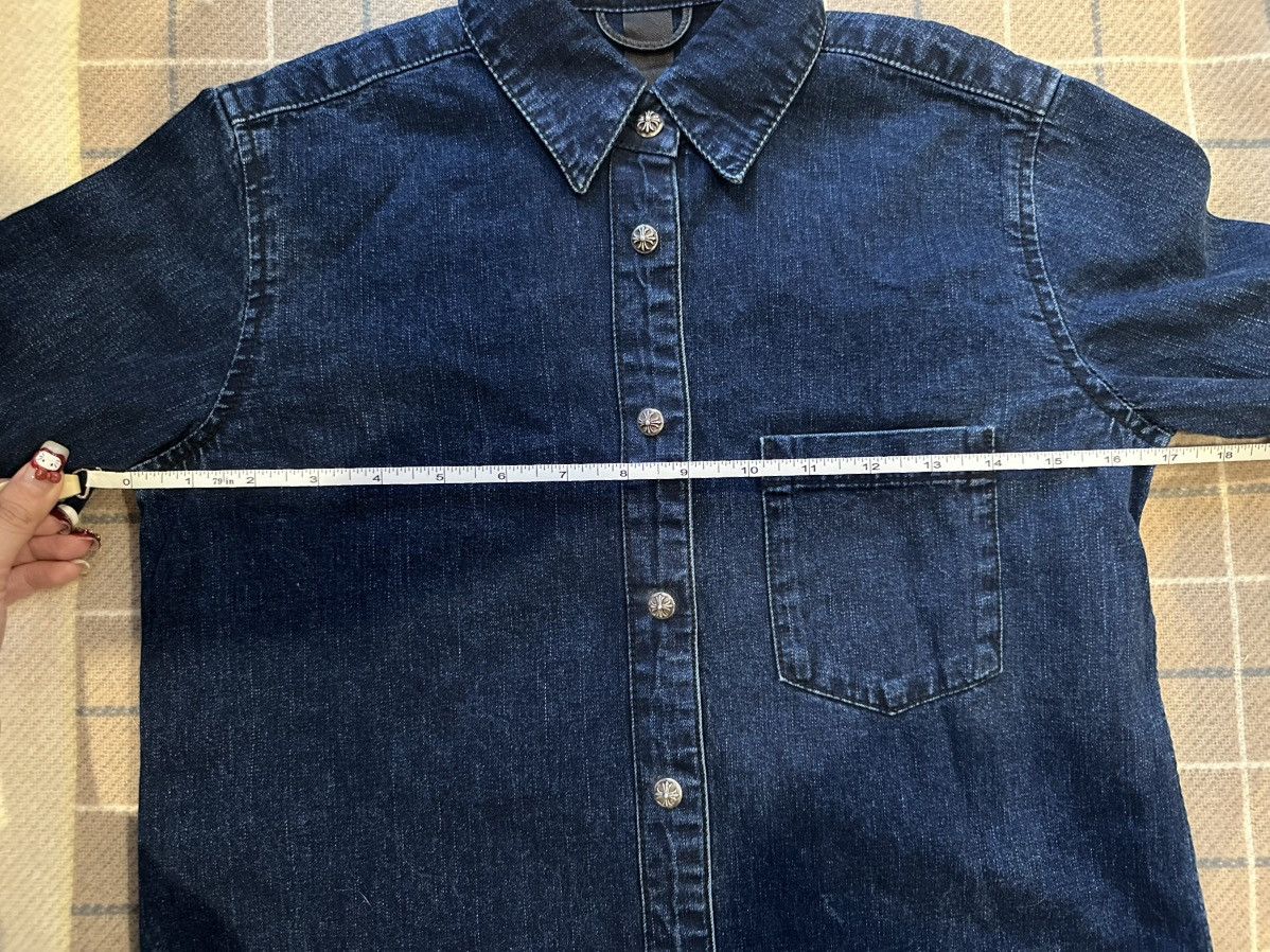 Chrome Hearts Authentic Chrome Hearts Denim Shirt Size S Size S / US 4 / IT 40 - 13 Thumbnail