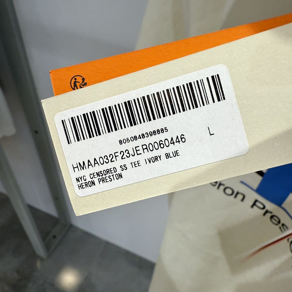 Heron Preston HERON PRESTON NYC CENSORED SS TEE Size US L / EU 52-54 / 3 - 6 Thumbnail