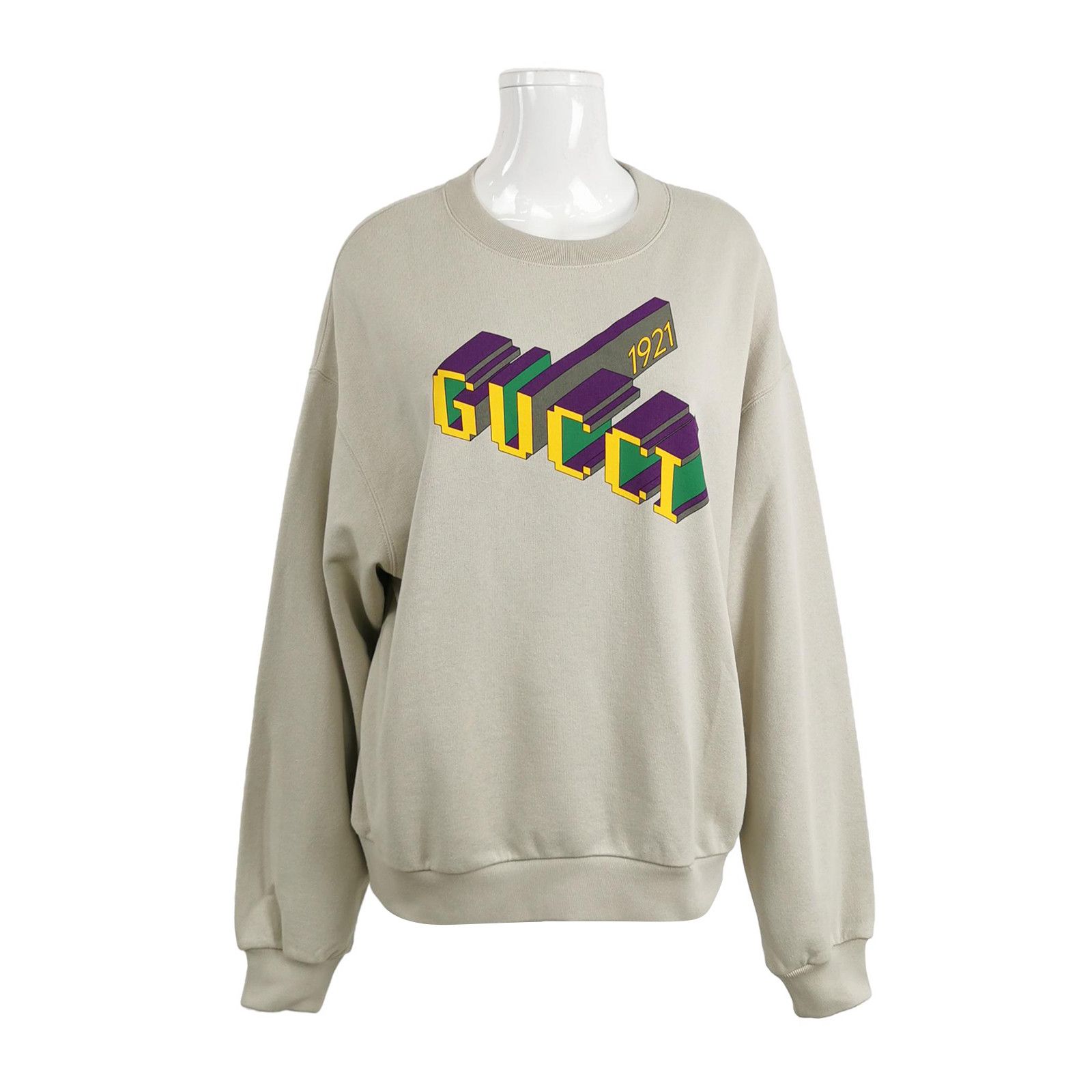 Gucci Gucci 1921 Logo Crewneck Sweatshirt US S Size US S / EU 44-46 / 1 - 1 Thumbnail