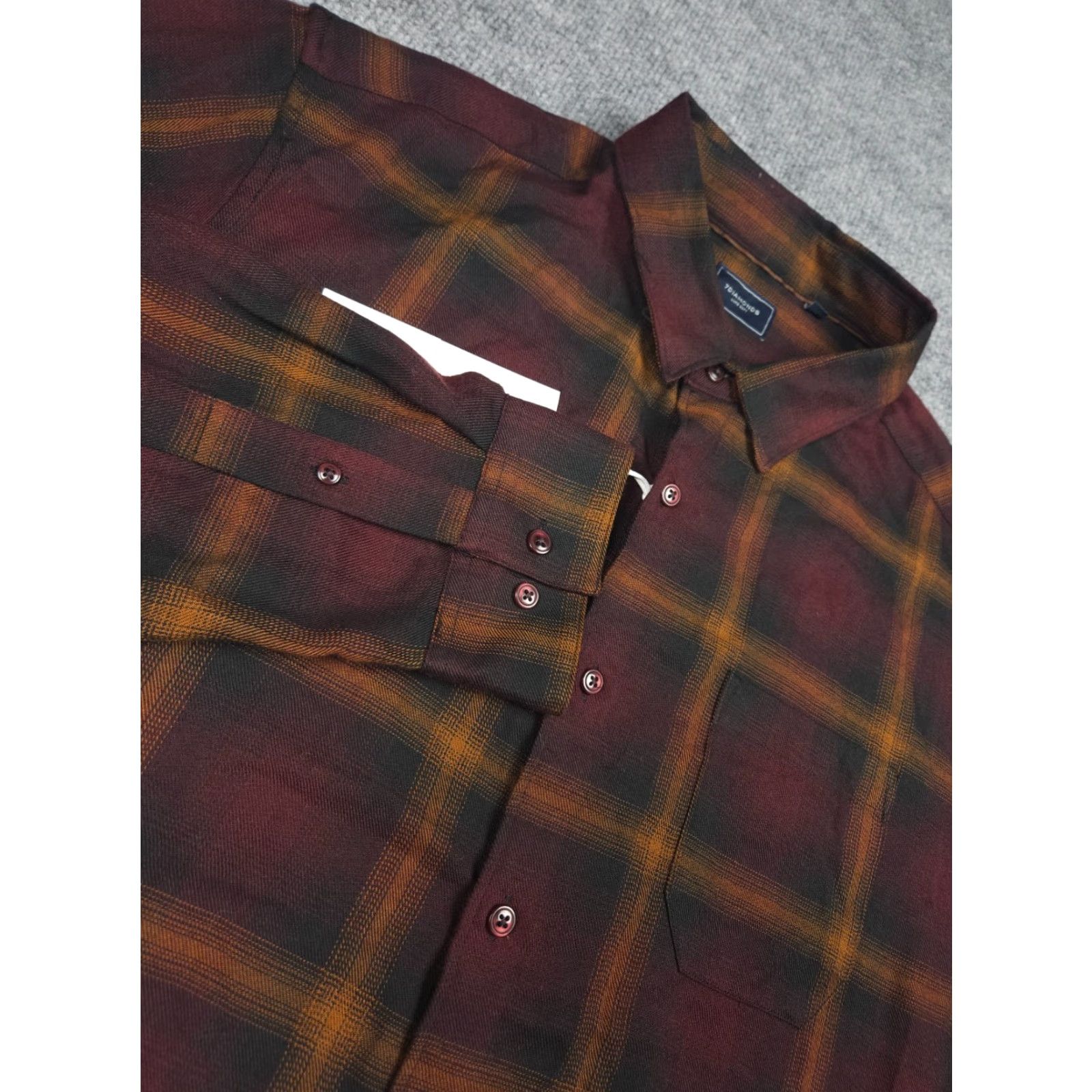 Vintage 7 Diamonds Lux Soft Button Up Shirt Men's XL Plaid Stretch NWT Size US XL / EU 56 / 4 - 3 Thumbnail