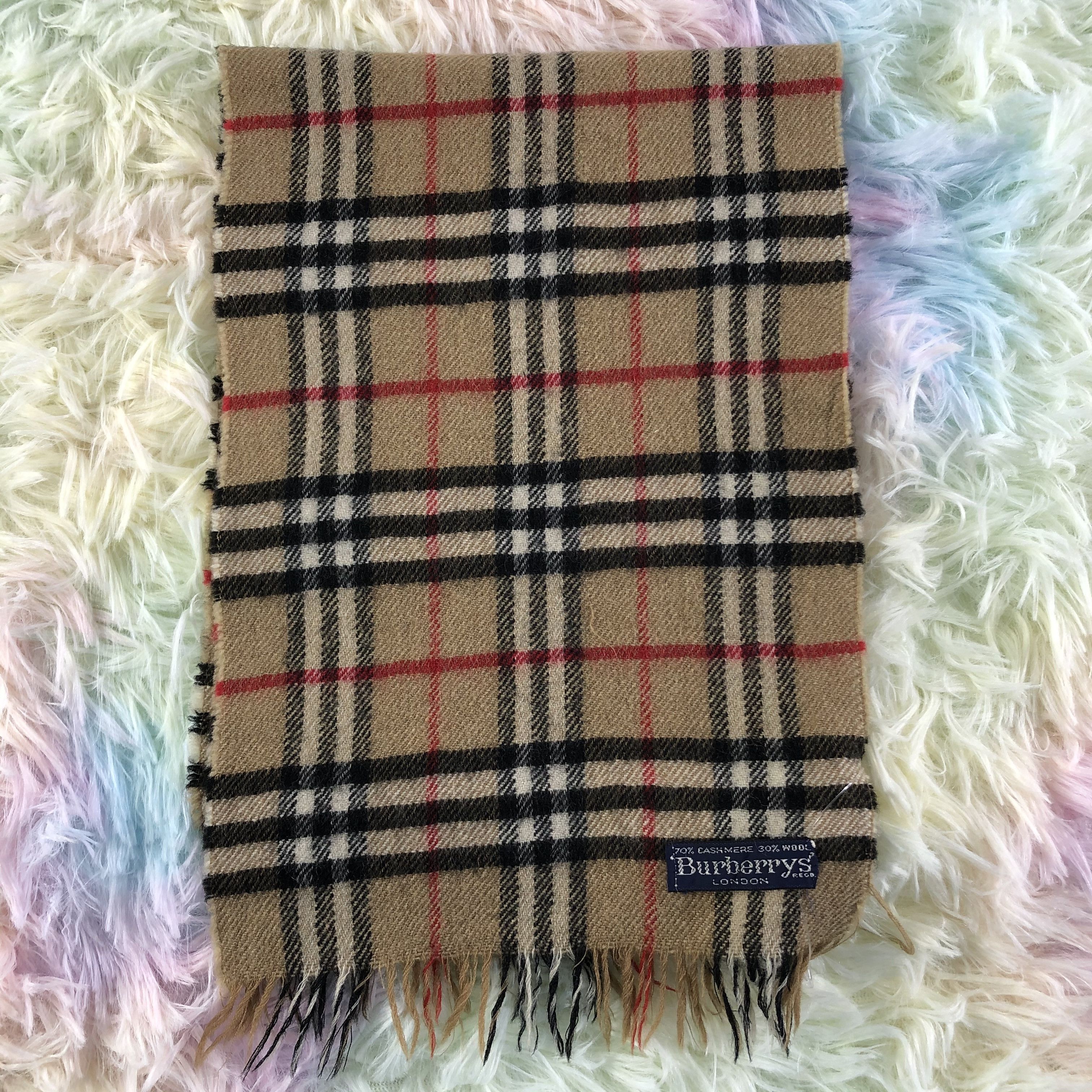 Burberry × Vintage Burberry Scarf / Muffler / Neckwear - KM134 Size ONE SIZE - 2 Thumbnail