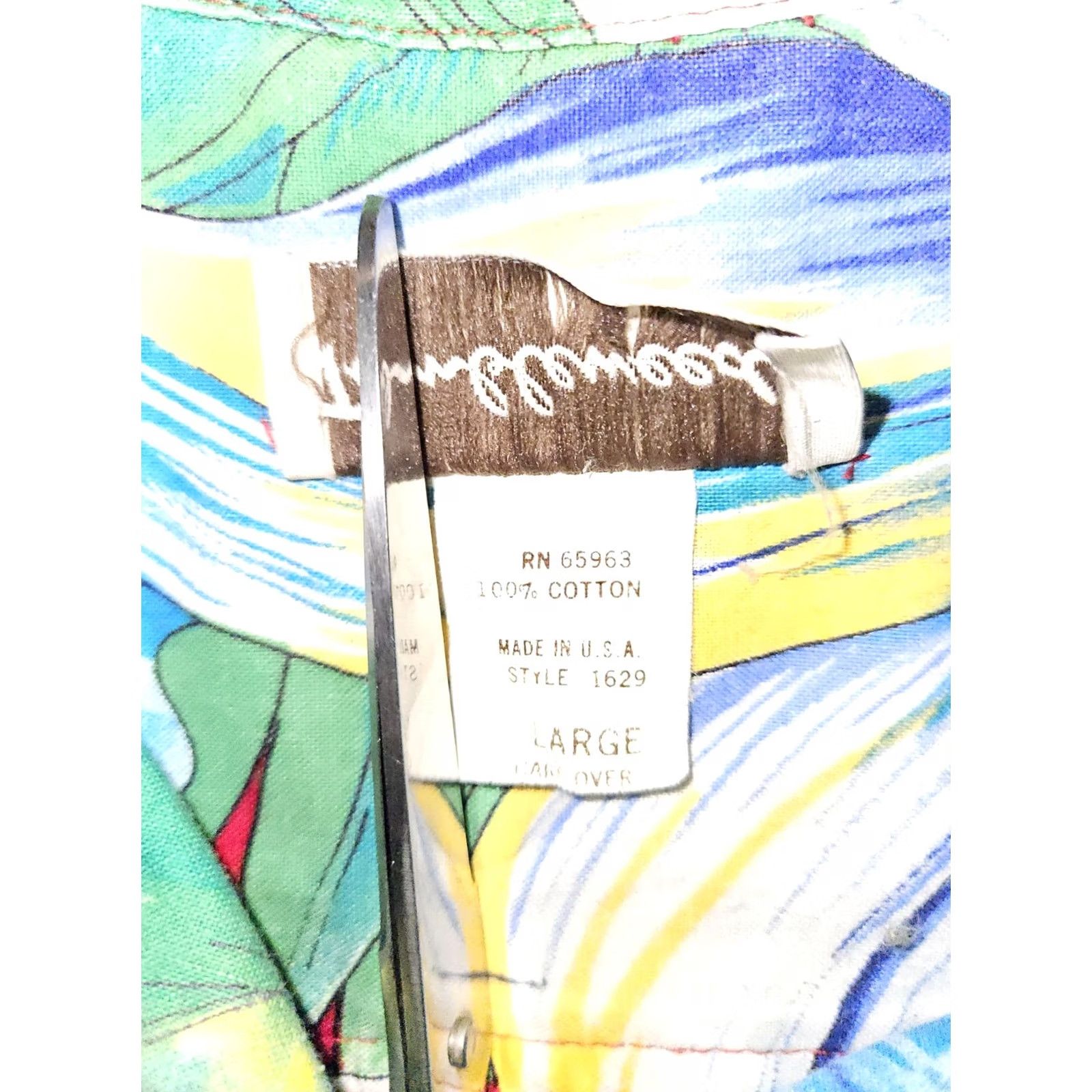 Vintage VINTAGE Tumbleweeds Hawaiian Shirt Womens Large USA Vacation Shirt Size L / US 10 / IT 46 - 3 Thumbnail