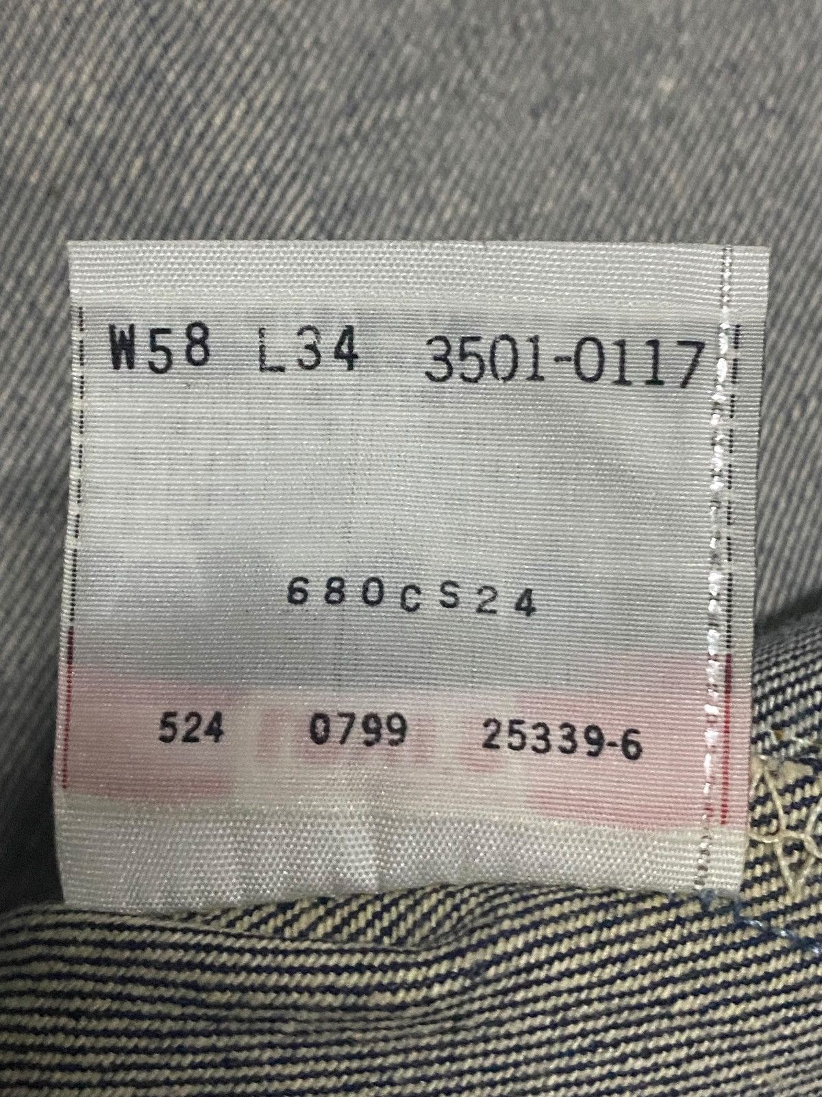 Levi's Size 57 Levis 501xx 90s Big Size ButtonFly 524 DeadStock Size US 44 / EU 60 - 24 Thumbnail
