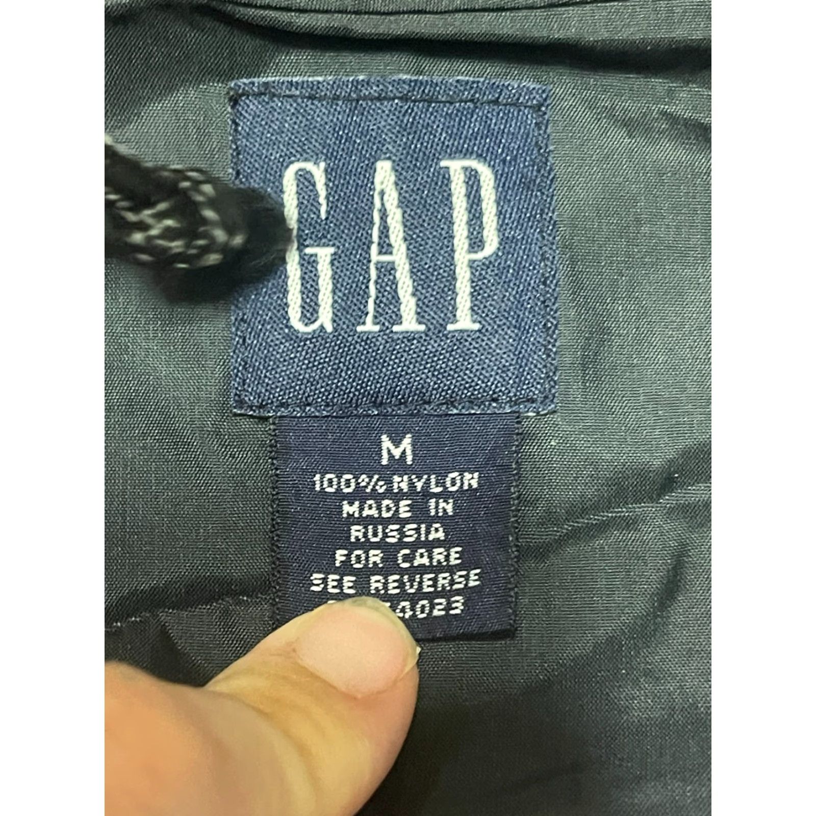 Gap GAP Jacket Men's M Black Red Windbreaker Pullover 1/4 Zip Regular Nylon Zippered Casual Size US M / EU 48-50 / 2 - 5 Thumbnail