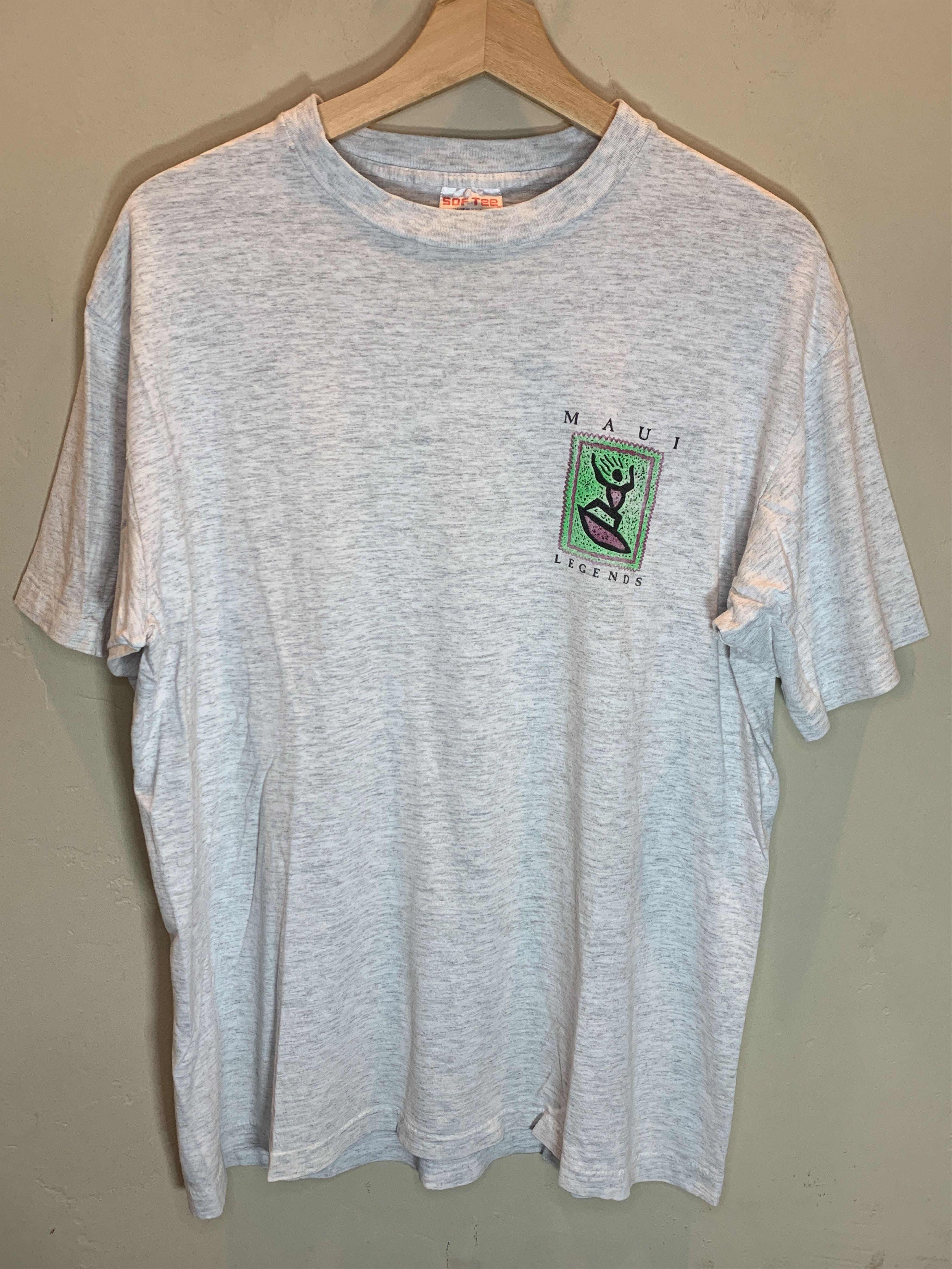 Vintage *RARE* Vintage 80’s Maui Legends Surf Hawaii Art T-Shirt Size US L / EU 52-54 / 3 - 2 Thumbnail