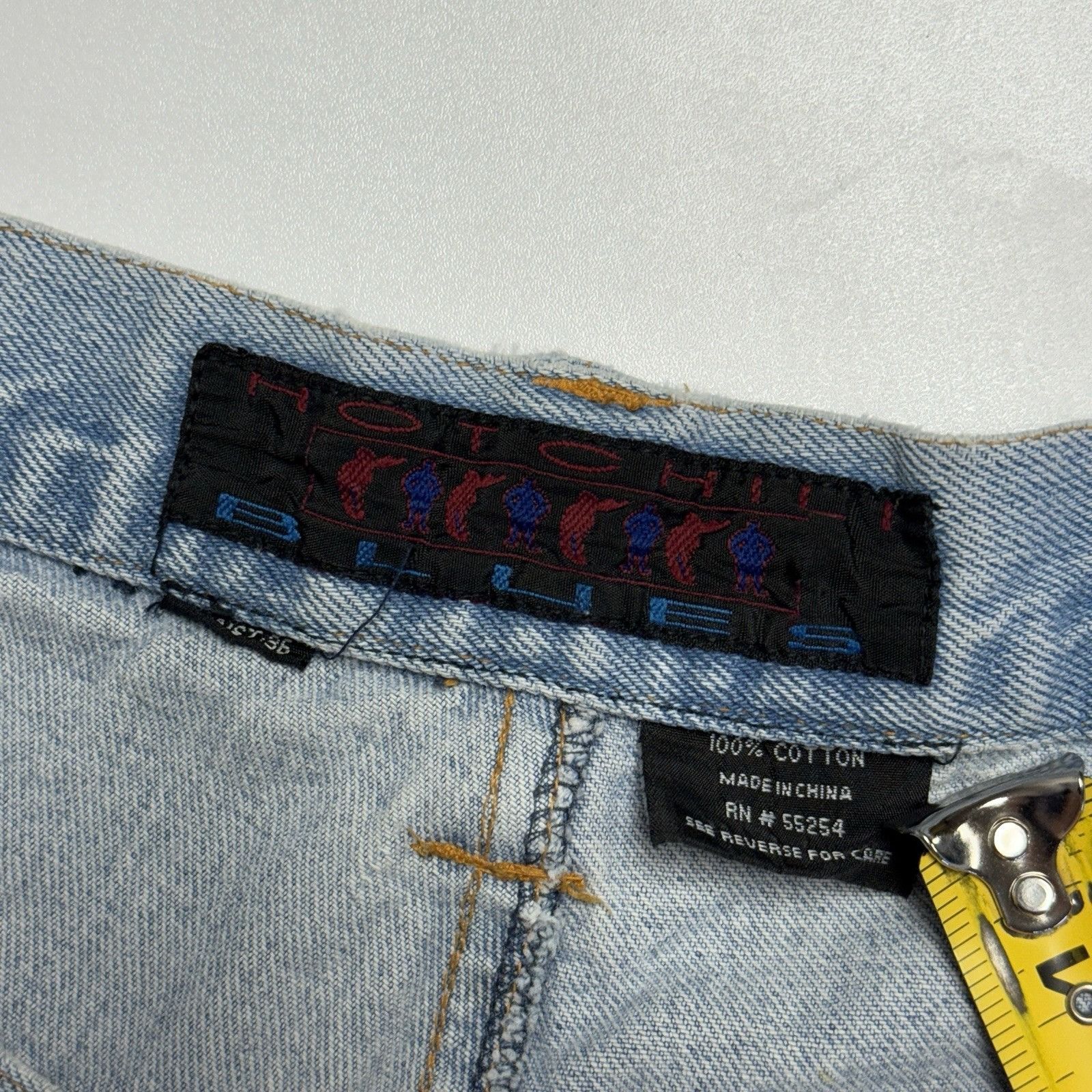 Vintage Vintage Hot Chili Blues Baggy Denim Shorts Size 36 (34x13) 9 Size US 36 / EU 52 - 16 Thumbnail