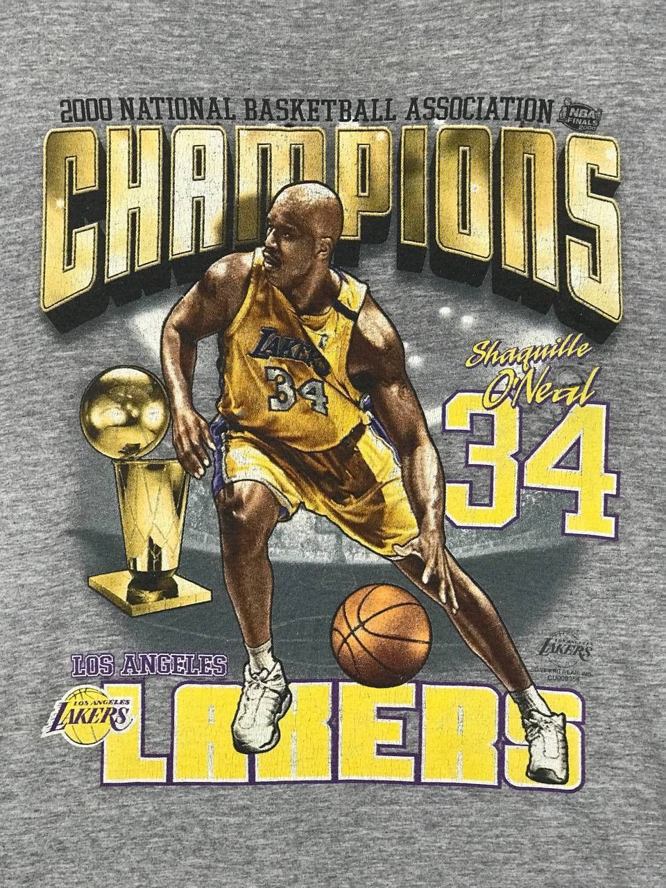 NBA × Vintage Vintage 2000 Shaquille Oneal lakers champion NBA kobe bryant Size US L / EU 52-54 / 3 - 3 Thumbnail