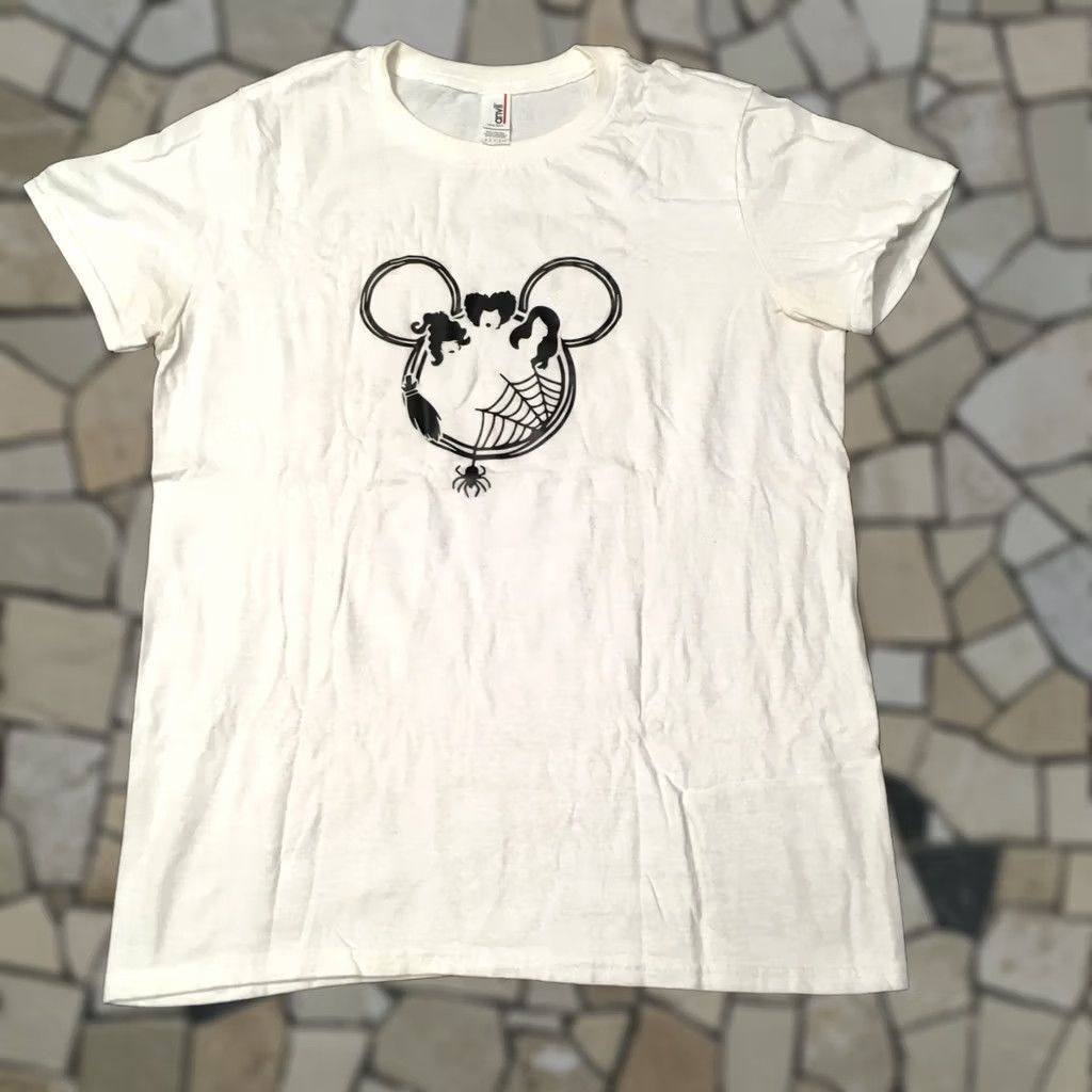 Anvil MICKEY MOUSE SANDERSON SISTERS Spider WEB T-Shirt SMALL EARS Size S / US 4 / IT 40 - 1 Thumbnail