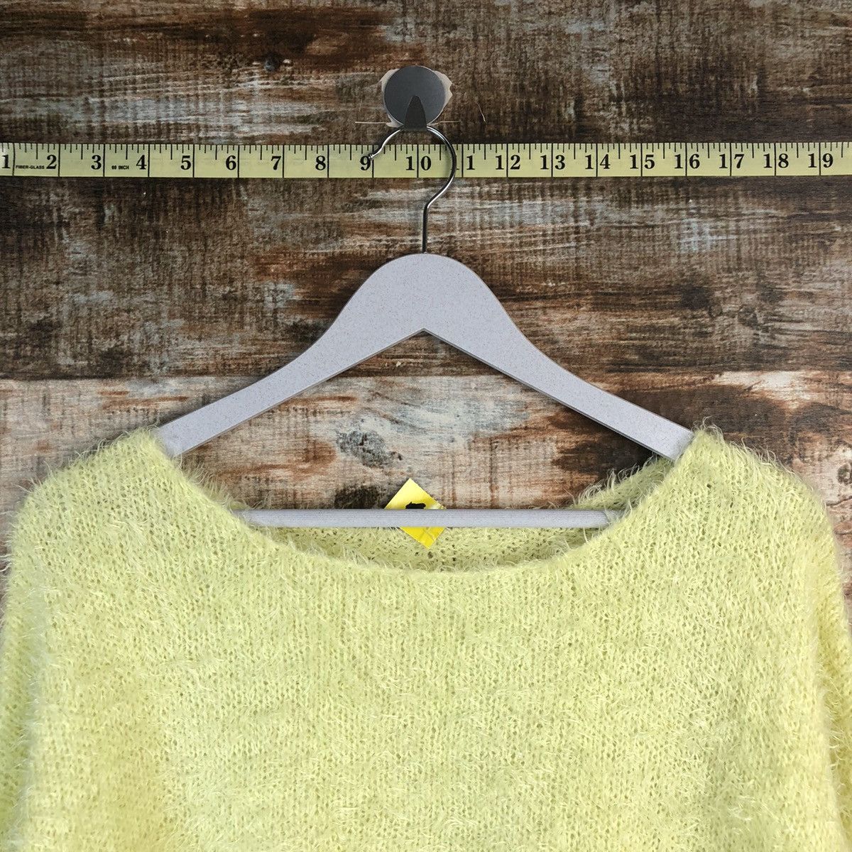 Vintage DL GU japan mohair shaggy Green Knitwear #C021 Size L / US 10 / IT 46 - 4 Thumbnail