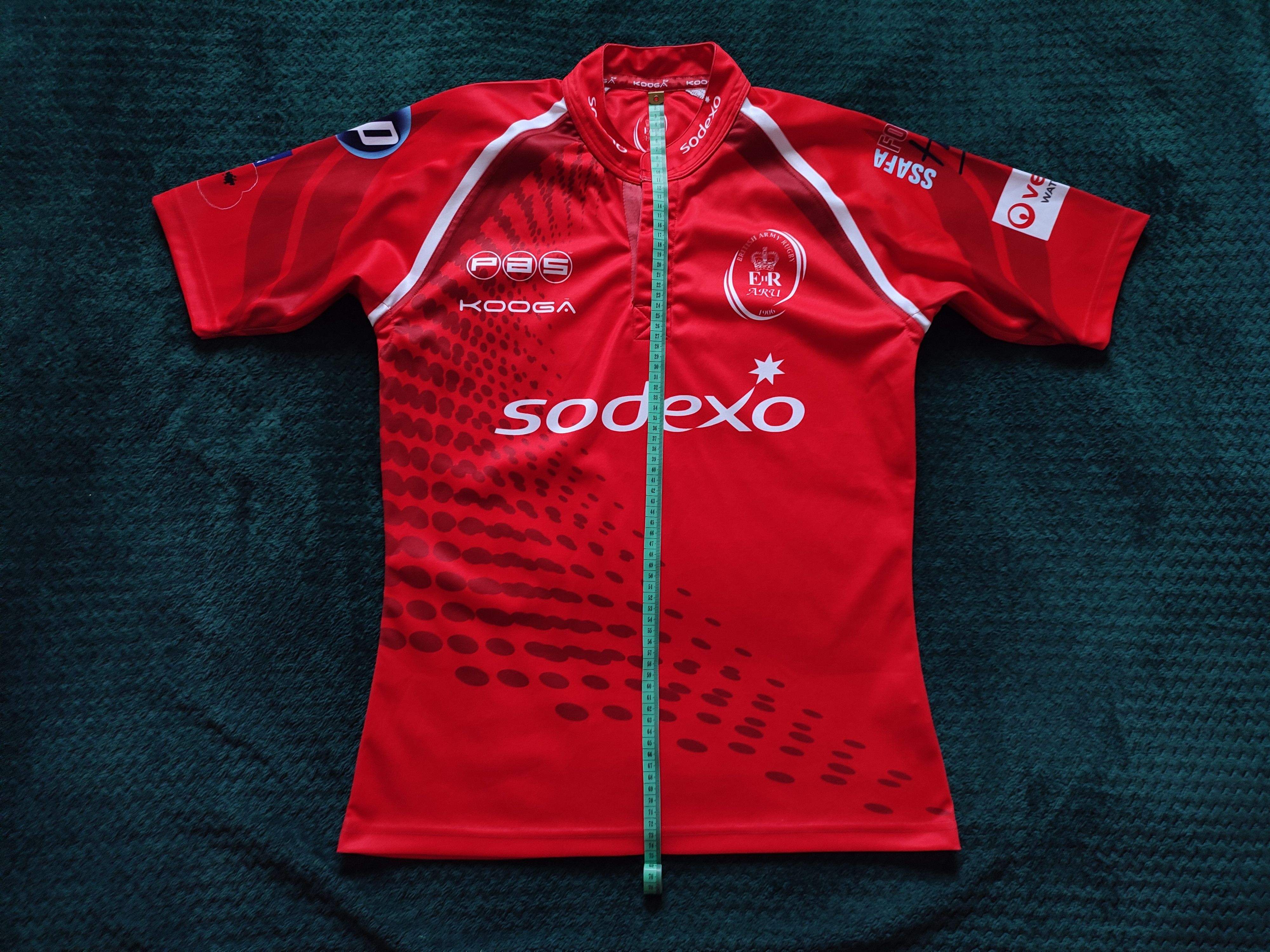 Other British Army Kooga Sodexo Rugby Jersey Shirt Size US M / EU 48-50 / 2 - 6 Thumbnail