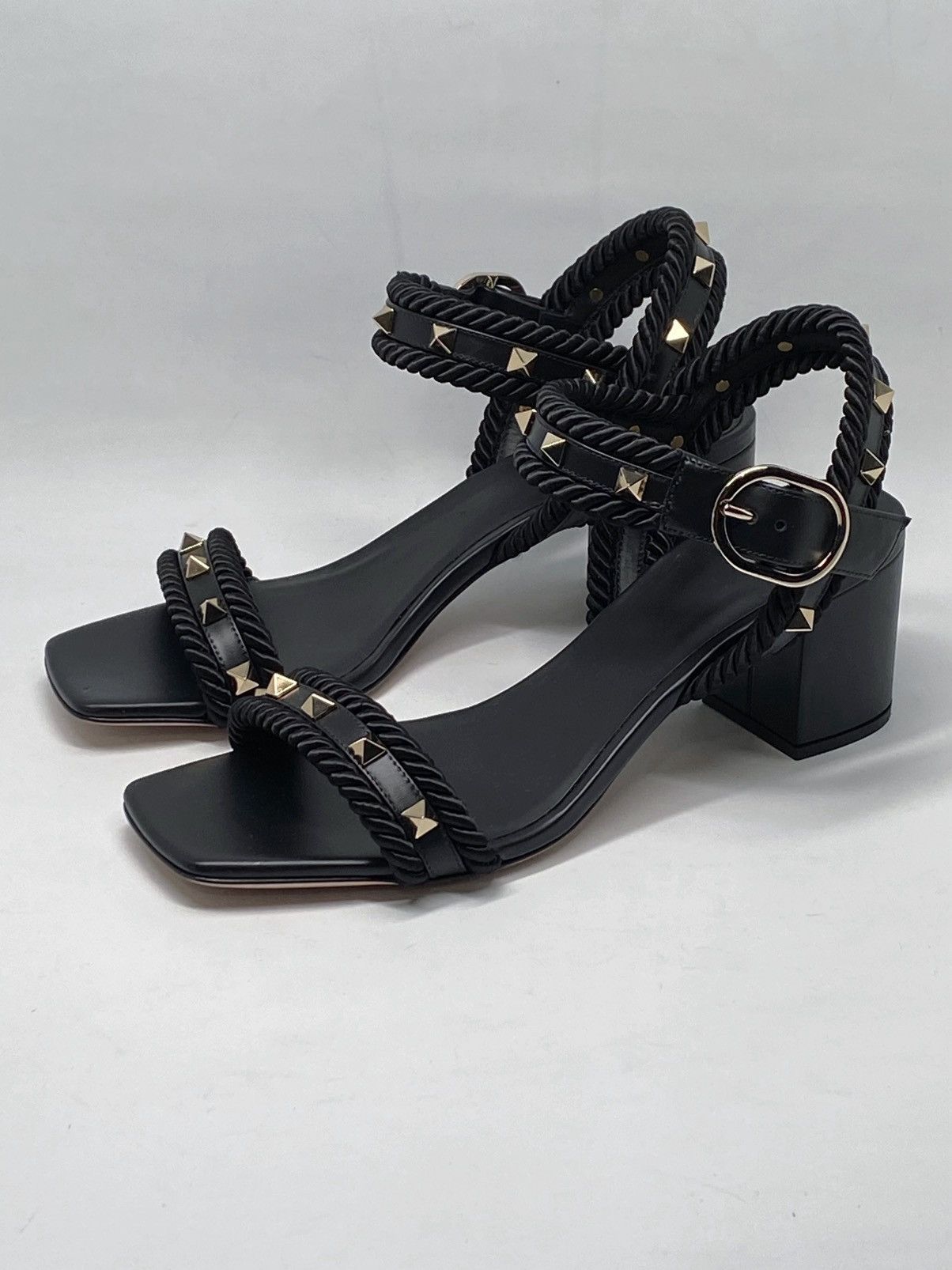 Valentino Valentino Garavani Rockstud Leather Sandals size 37.5 Size US 7.5 / IT 37.5 - 4 Thumbnail