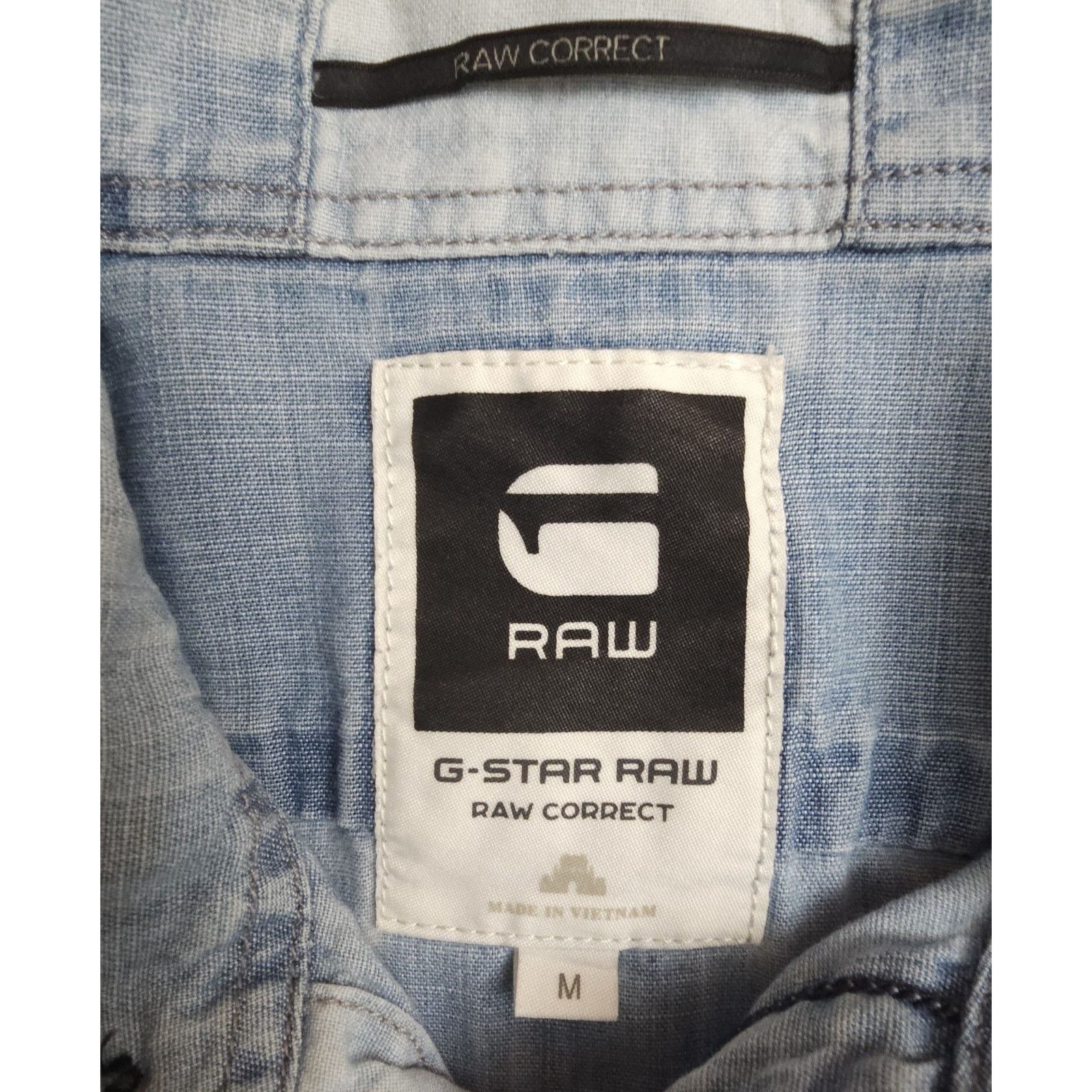 G-Star G-Star Work Shirt Button Up Denim Cotton Pockets M Size US M / EU 48-50 / 2 - 7 Thumbnail