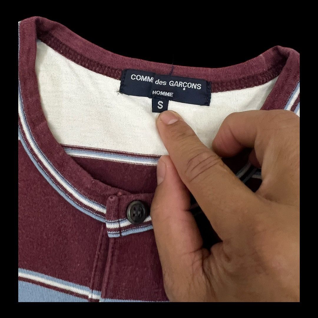Comme des Garcons COMME DES GARCONS HOMME STRIPES JAPANESE BRAND SHIRT Size US S / EU 44-46 / 1 - 2 Thumbnail