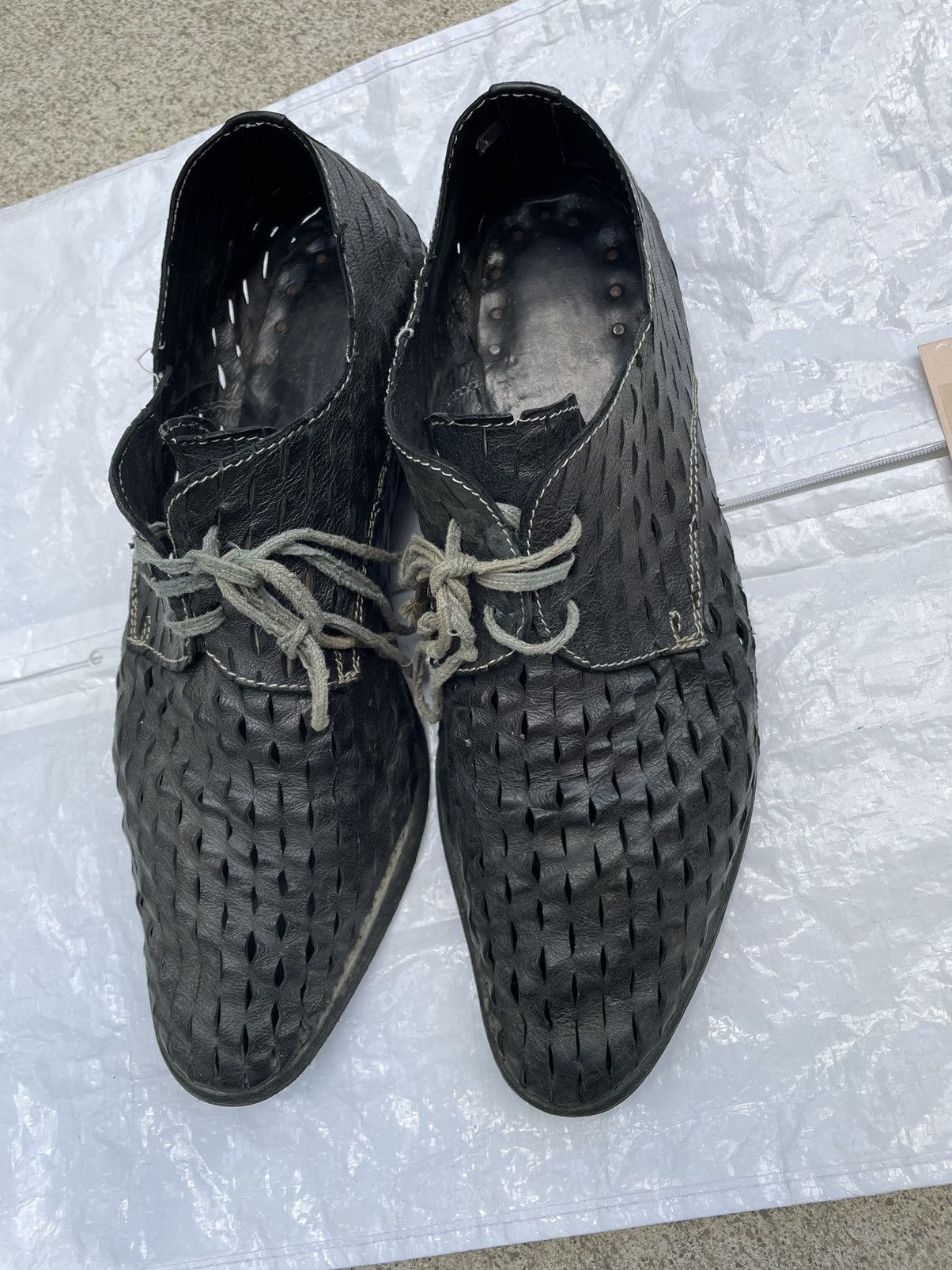 Carol Christian Poell Carol Christian Poell Laser Cut Derby | Grailed